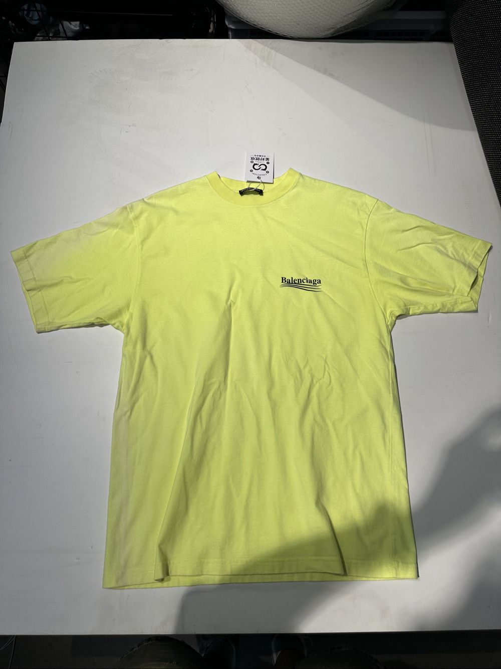 Balenciaga Balenciaga Wave Logo T-Shirt Size XXS Size US XXS / EU 40 - 1 Thumbnail