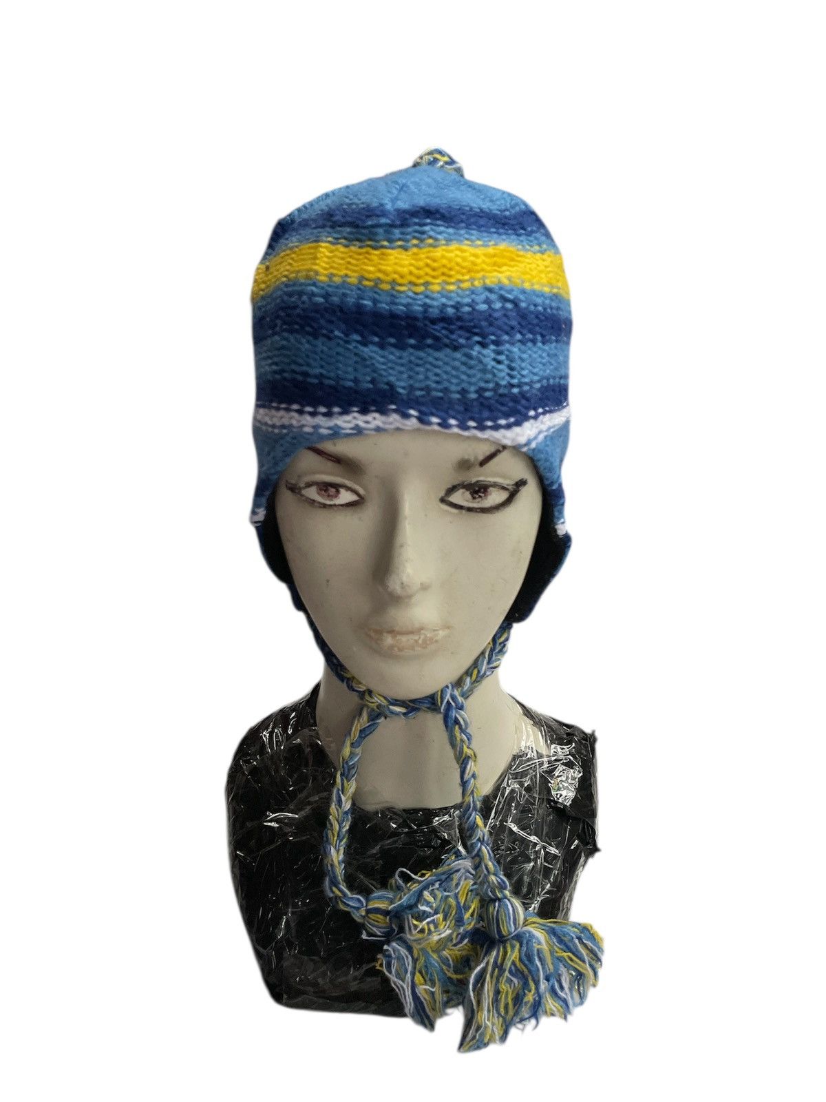 Japanese Brand × Vintage Vtg beanie Size ONE SIZE - 4 Thumbnail