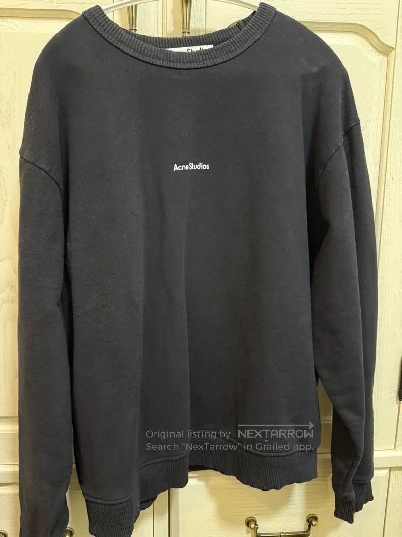 Acne Studios Acne Studios Black Crewneck Hoodie Size US S / EU 44-46 / 1 - 1 Thumbnail