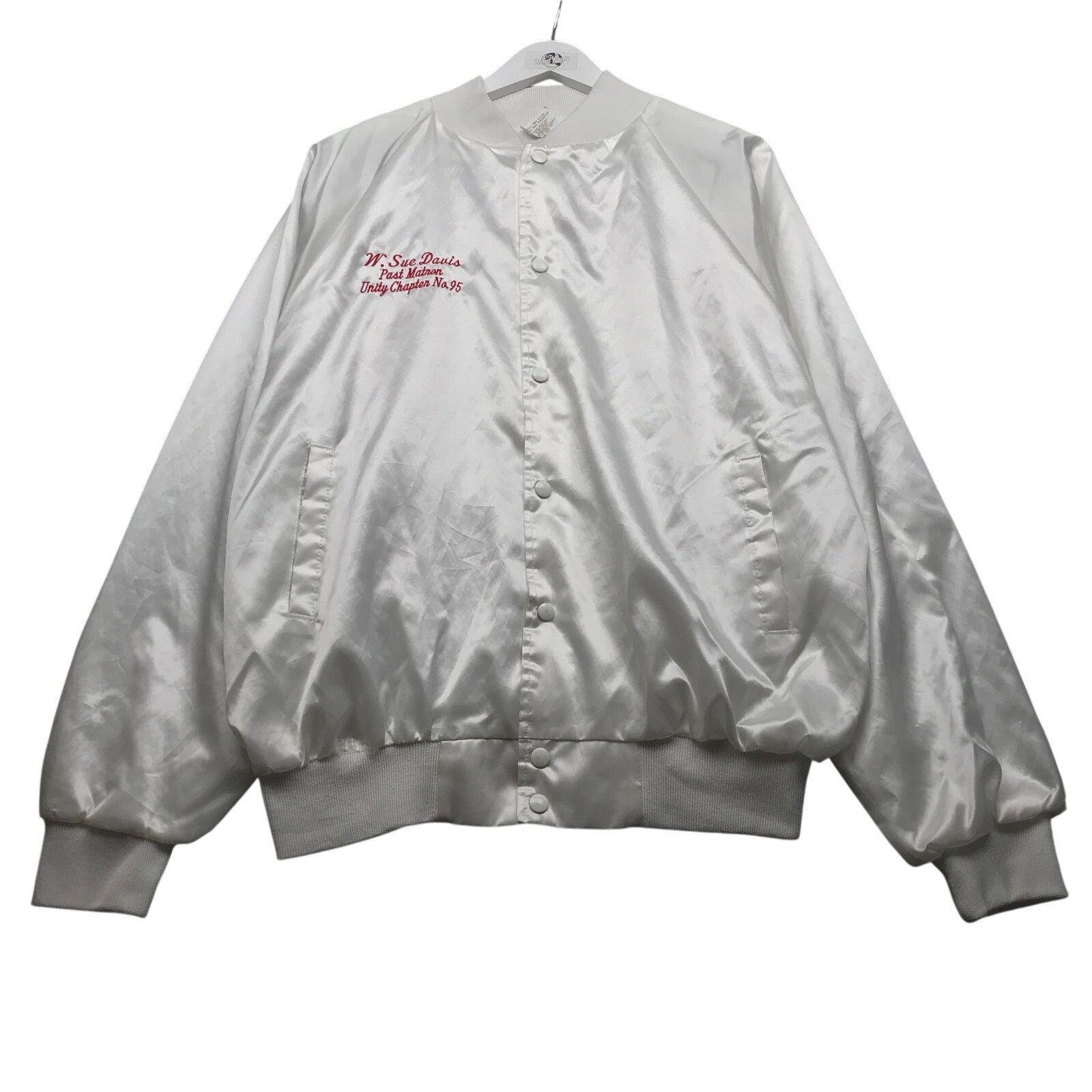 Auburn Sportswear Vintage 70s Auburn OES Unity Bomber Jacket Mens XL Gray Size US XL / EU 56 / 4 - 2 Thumbnail