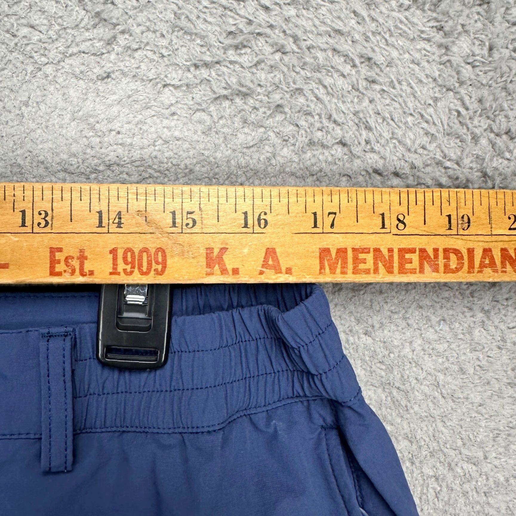 Vintage Outdoor Sports Cargo Shorts XL Blue Men Casual Travel Waistband Elastic Pockets Outdoor Stretch 34 in Inseam 7 in Size US 36 / EU 52 - 6 Thumbnail