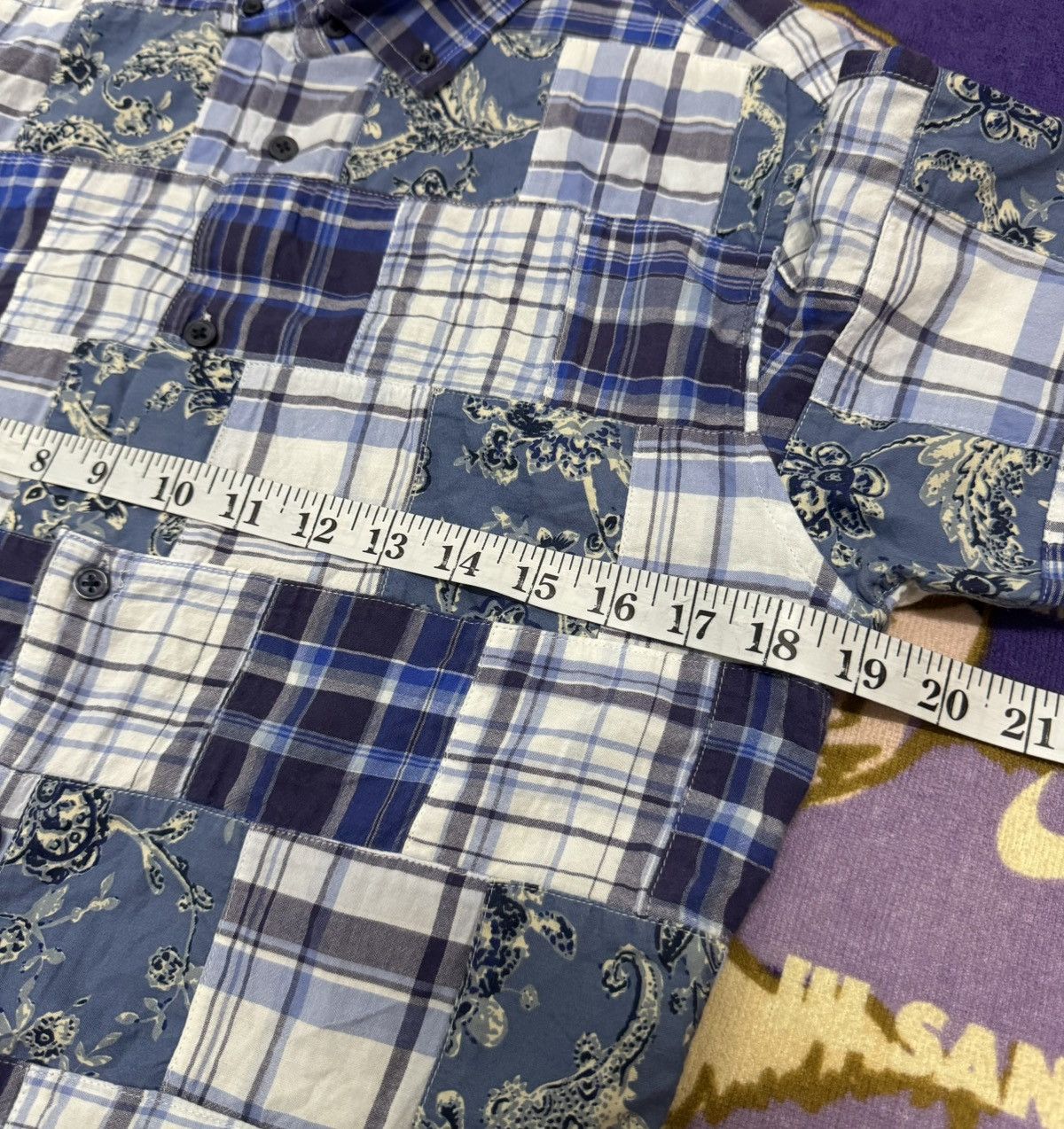 Zara ZARA Patchwork Button Ups Shirt Size US S / EU 44-46 / 1 - 10 Thumbnail