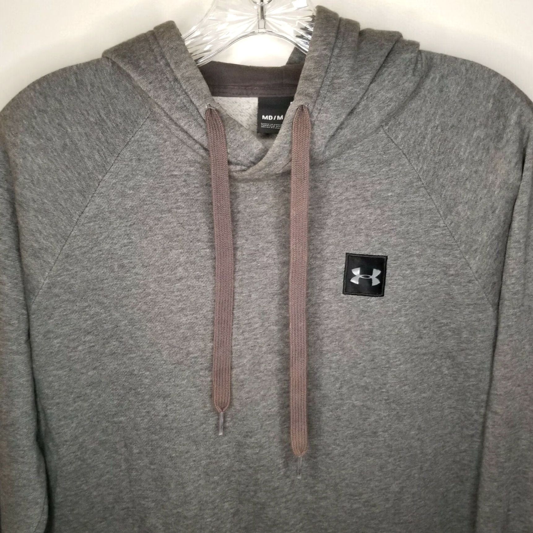 Under Armour Under Armour Hoodie Adult Medium Gray Long Sleeve Pullover Mens Size US M / EU 48-50 / 2 - 2 Thumbnail