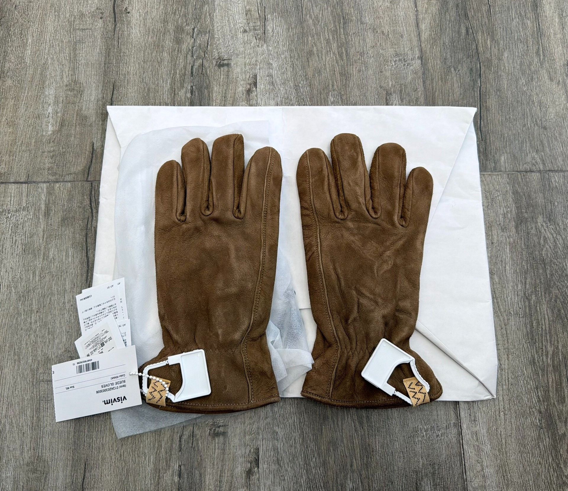 Visvim VISVIM 24AW Brown Suede Gloves Size ONE SIZE - 1 Thumbnail