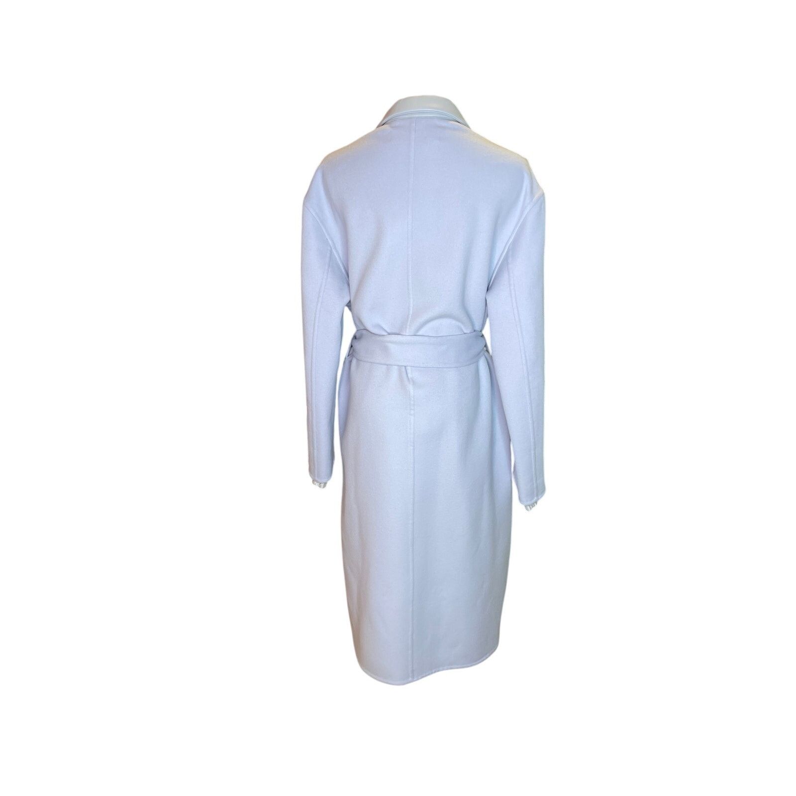 Marni Marni Lilac Wool Cashmere Belted Coat Size 38 NWT Size XS / US 0-2 / IT 36-38 - 6 Thumbnail