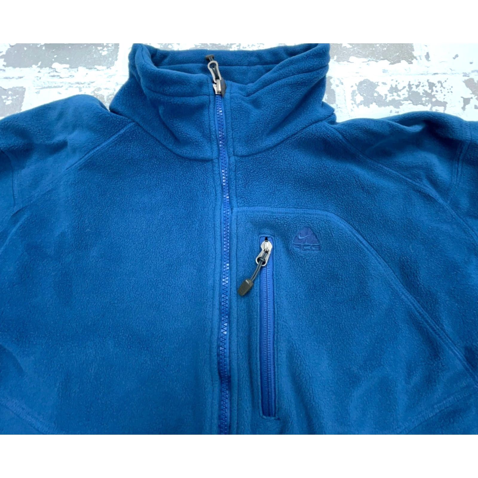 Nike Nike Jacket Men M Blue Gray Fleece ACG Thermal Layer Vintage Y2K Size US M / EU 48-50 / 2 - 4 Thumbnail