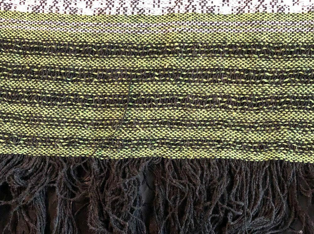Designer Pre Owned Green Hand Made Loomed Blouse L Size L / US 10 / IT 46 - 3 Thumbnail