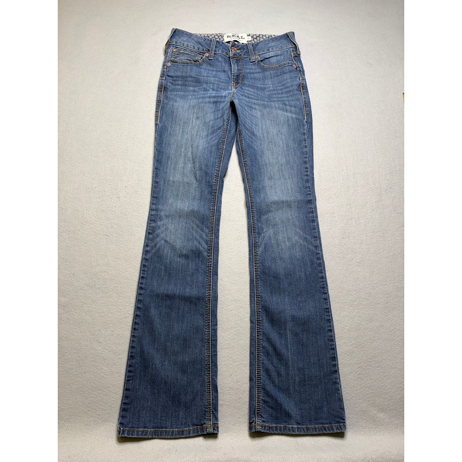Ariat Ariat REAL Denim Women’s Bootcut Western Jeans 29L Size 29" - 2 Thumbnail