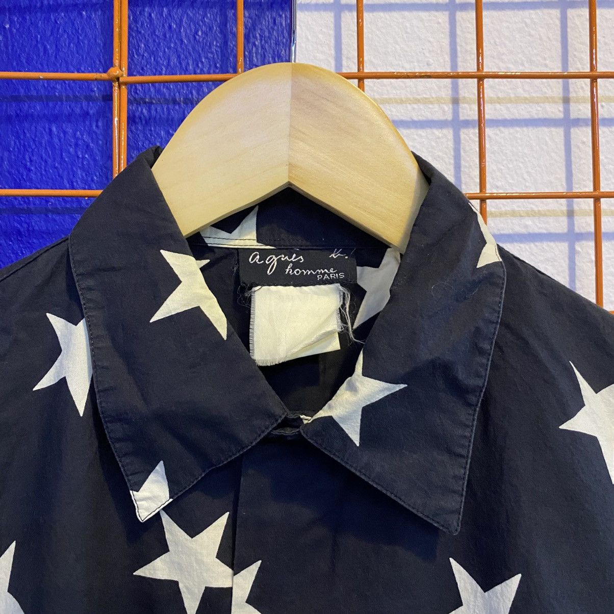 agnes b. Vintage Agnes B Shirt Oxford Rare Design❗️ Size US M / EU 48-50 / 2 - 3 Thumbnail