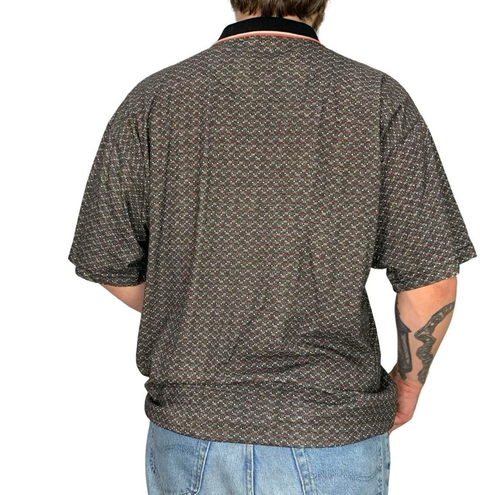 Northwest Territory × Vintage Vintage 90s Northwest Territory Patterned Polo Shirt Size US XL / EU 56 / 4 - 3 Thumbnail