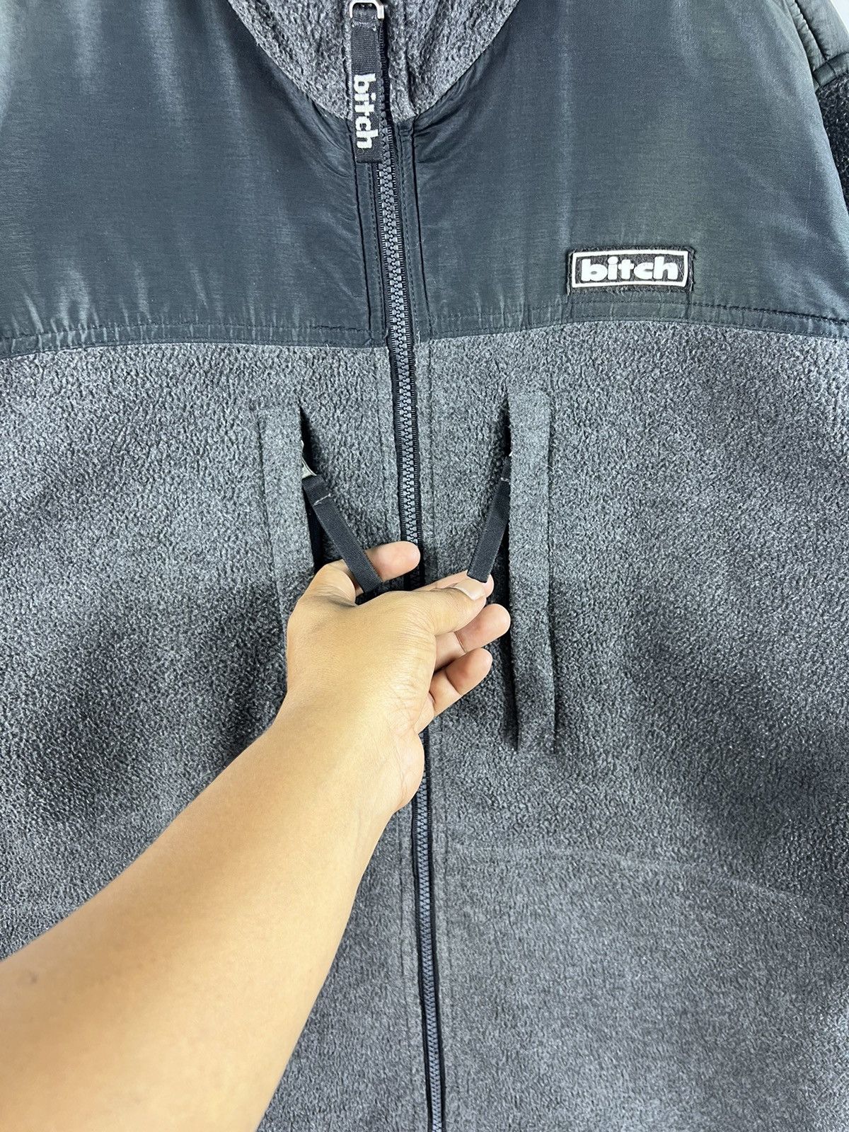 Sex Skateboards 🔥 BITCH SKATEBOARDS Sunfaded Fleece Light Jacket - L Size US M / EU 48-50 / 2 - 4 Thumbnail