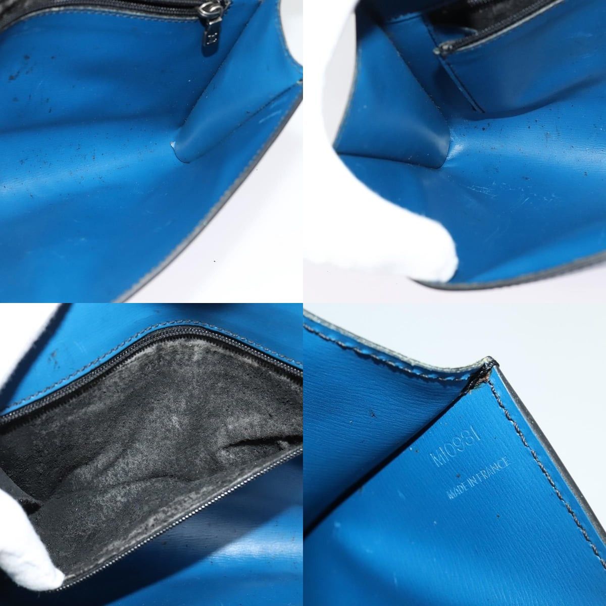 Louis Vuitton LOUIS VUITTON Epi Pochette Arche Shoulder Bag Blue M52575 Size ONE SIZE - 12 Thumbnail