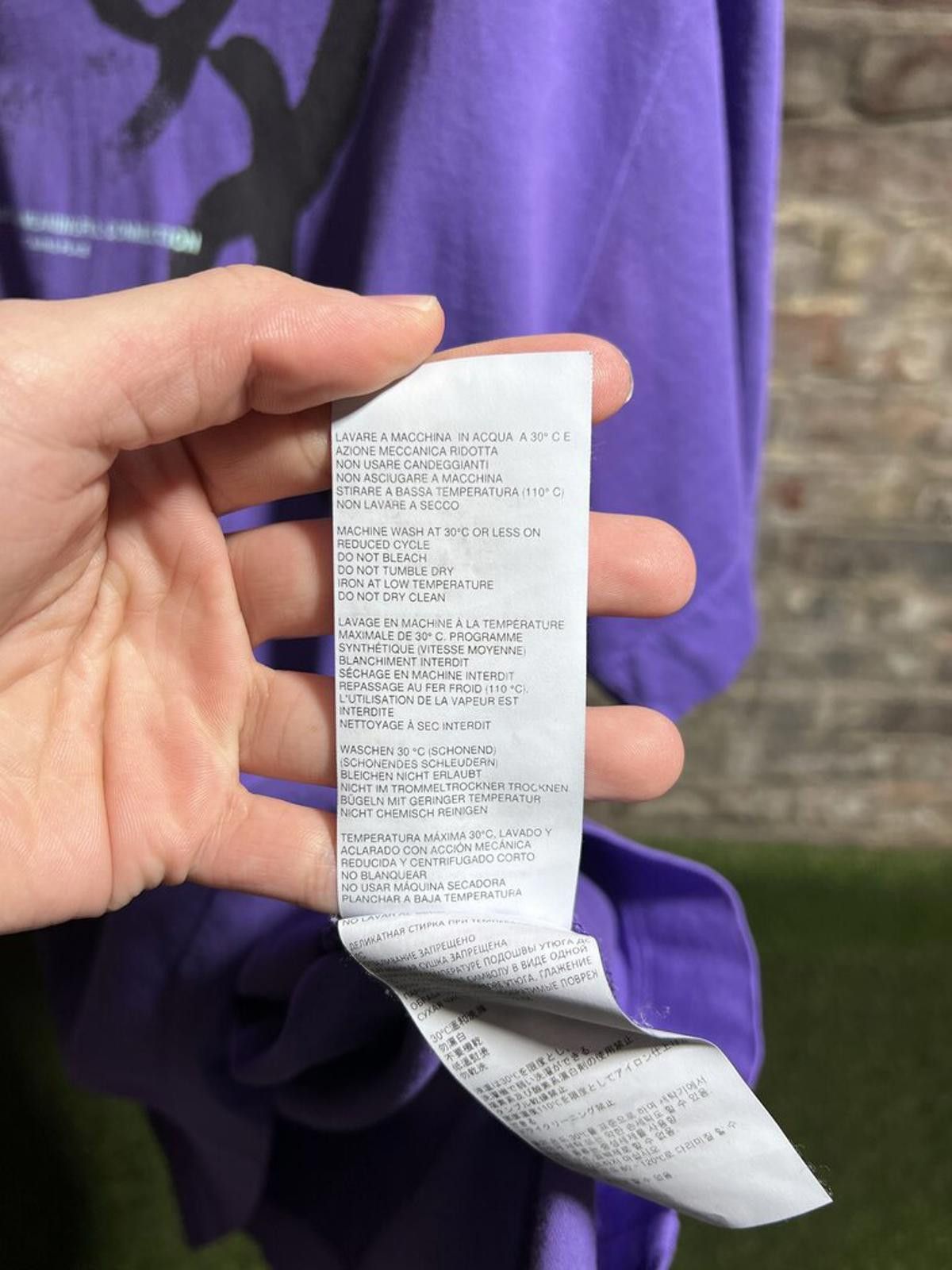 Alyx Alyx Meaningful Connection Tee Purple Sz. L Size US L / EU 52-54 / 3 - 5 Thumbnail