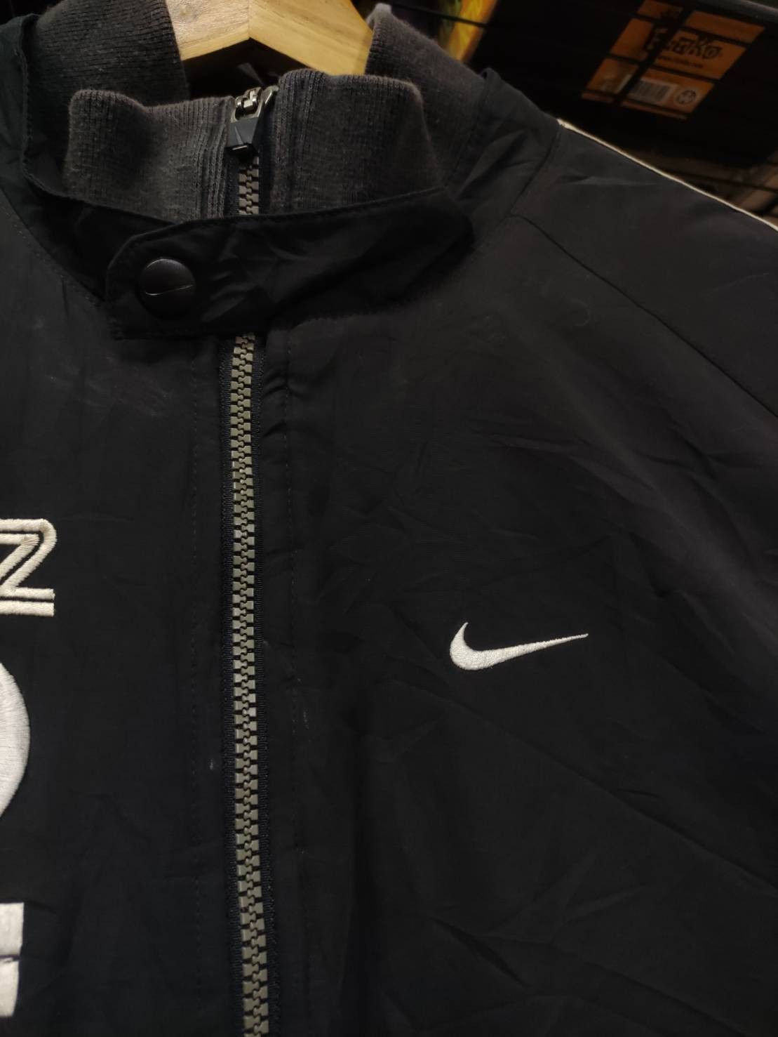 Nike Vtg 00's Nike Cortez72 Logo Bomber Jacket Size US M / EU 48-50 / 2 - 4 Thumbnail