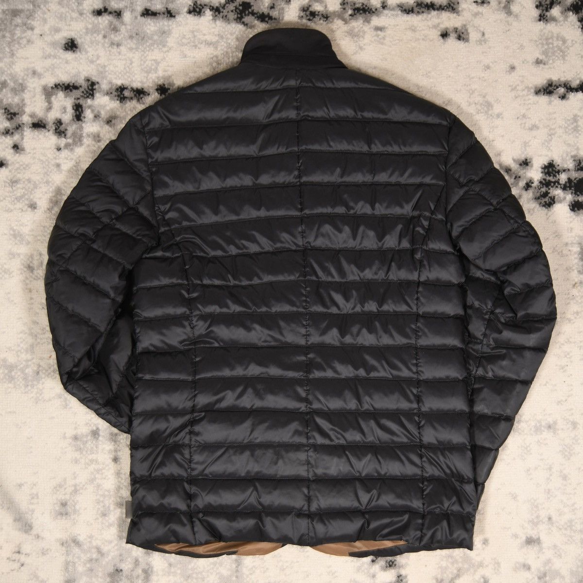 Armani Collezioni Armani Collezioni Black Mao Neck Down Quilted Jacket Size US S / EU 44-46 / 1 - 4 Thumbnail