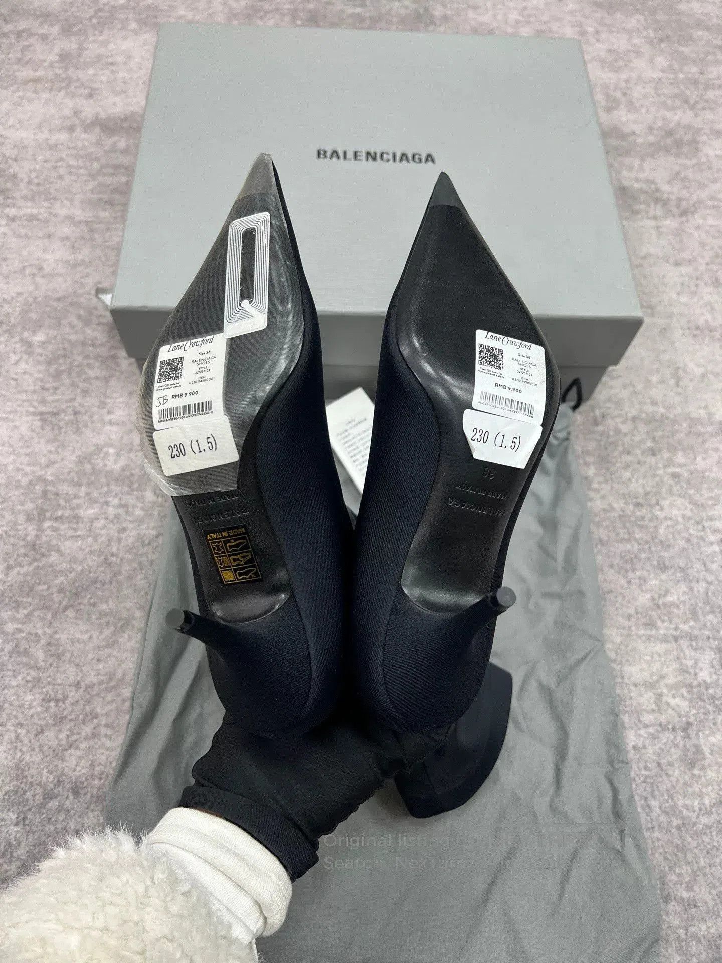 Balenciaga balenciaga black pointed toe ankle boots. Size US 6 / IT 36 - 7 Thumbnail