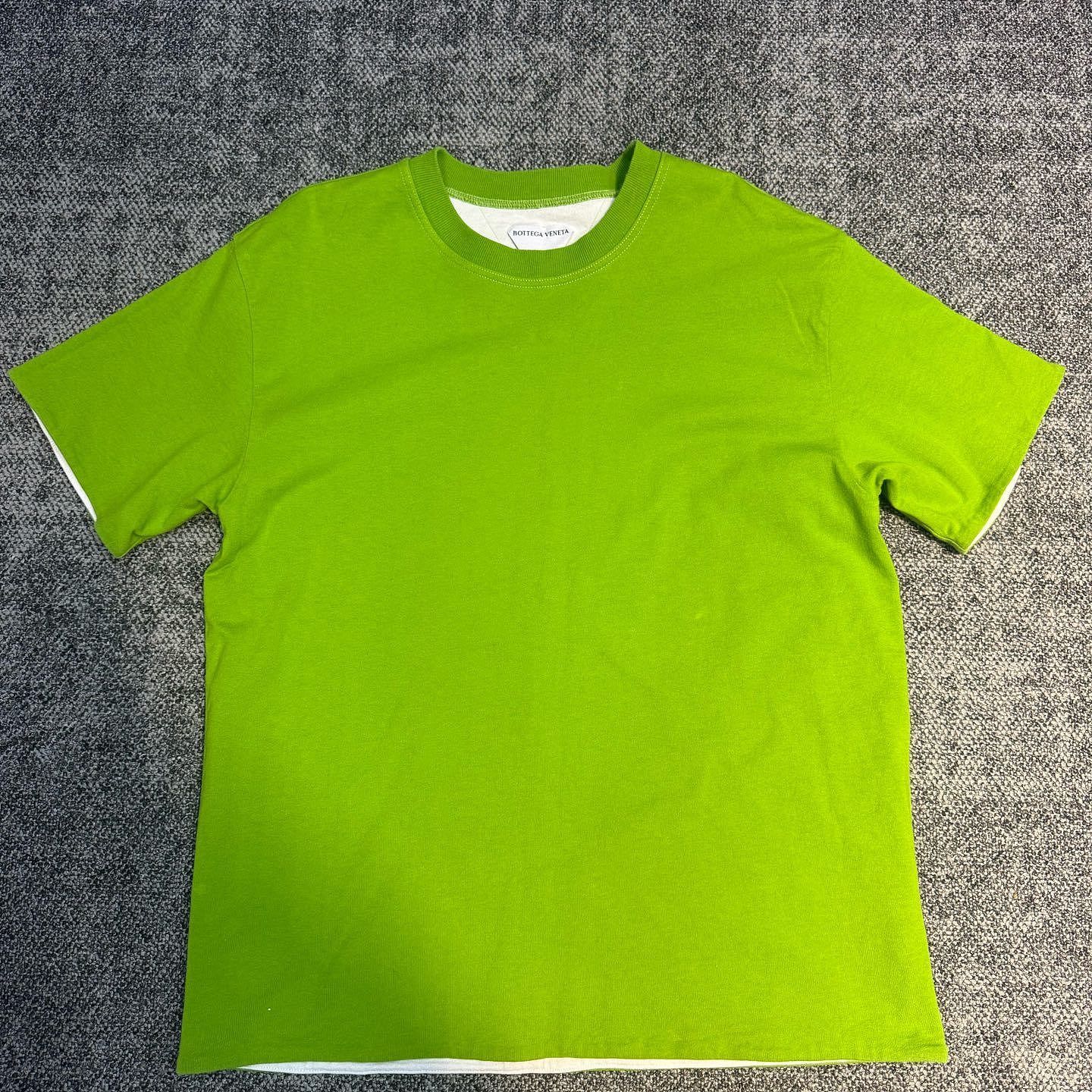 Bottega Veneta Bottega Veneta Layered Cotton T-Shirt Size S Size US S / EU 44-46 / 1 - 1 Thumbnail