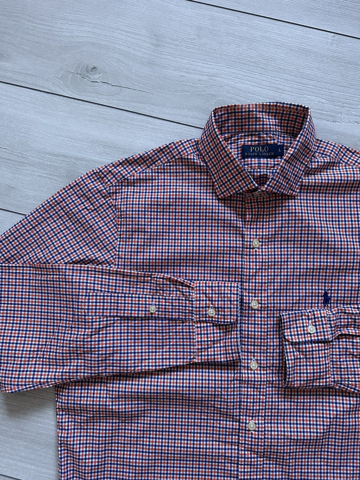 Polo Ralph Lauren × Ralph Lauren Men’s button up shirt Polo RALPH Lauren Size US L / EU 52-54 / 3 - 3 Thumbnail