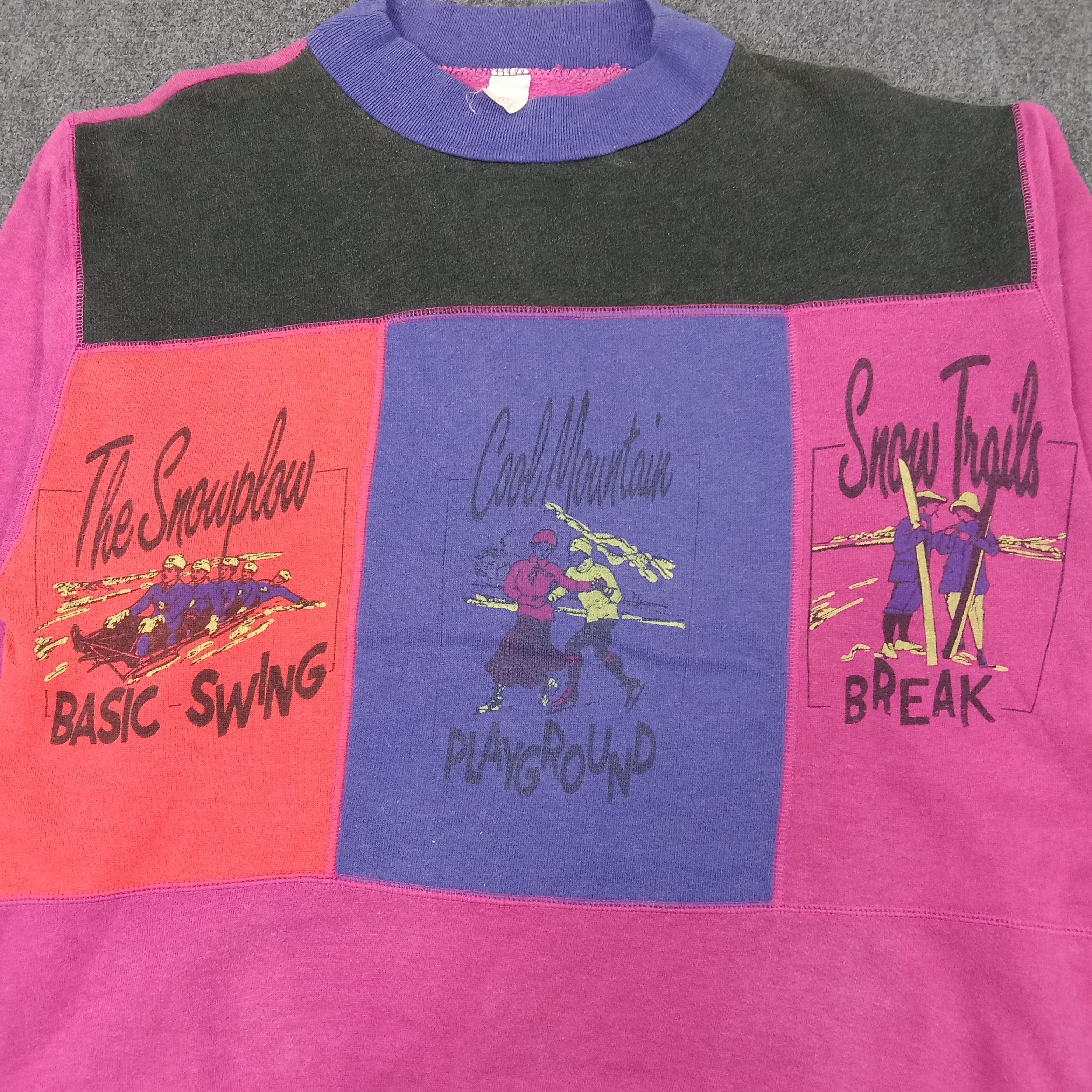 Vintage The Snowplow Japanese Style Art Sweatshirt Size US L / EU 52-54 / 3 - 2 Thumbnail