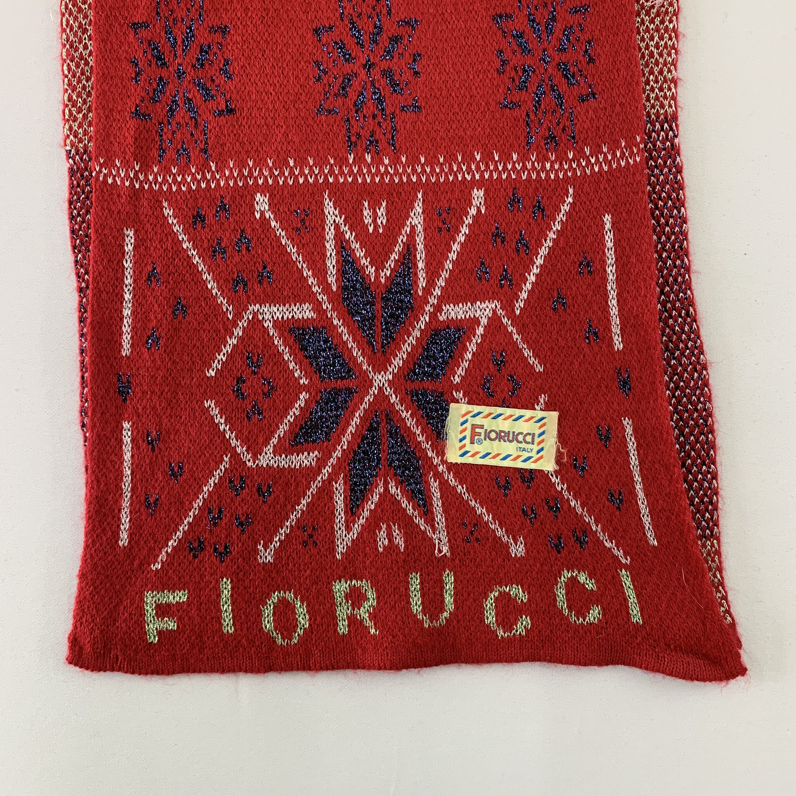 Fiorucci Fiorucci Scarf Wool Muffler Neck Wrap BL4289 Size ONE SIZE - 5 Thumbnail