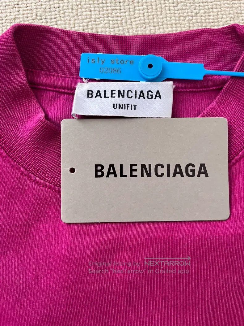 Balenciaga Balenciaga Batman Logo Letter Retro Distressed Short Sleev Size US S / EU 44-46 / 1 - 4 Thumbnail