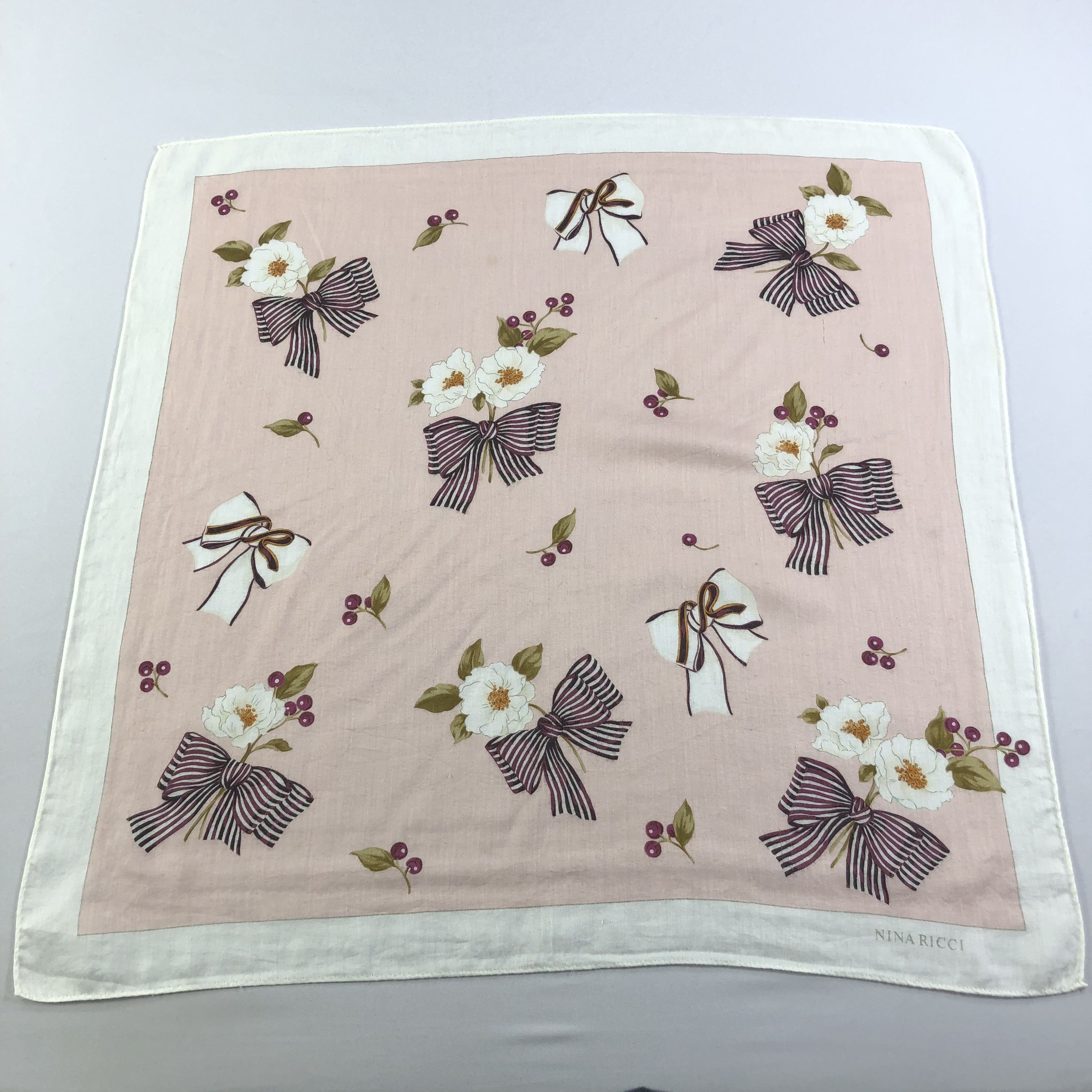 Nina Ricci Nina Ricci Ribbons Handkerchief Neckerchief Bandana H1896 Size ONE SIZE - 2 Thumbnail