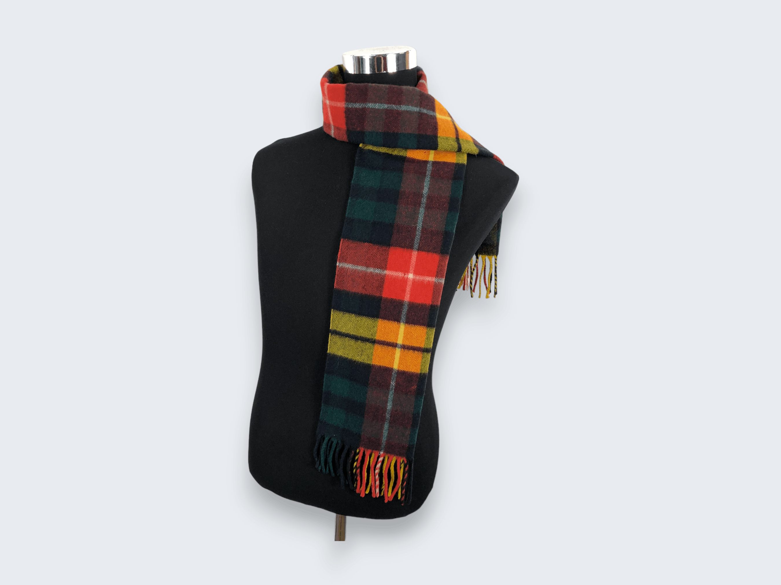Johnstons Of Elgin Vintage Johnstons of Elgin Scarf Muffler MF096 Size ONE SIZE - 2 Thumbnail