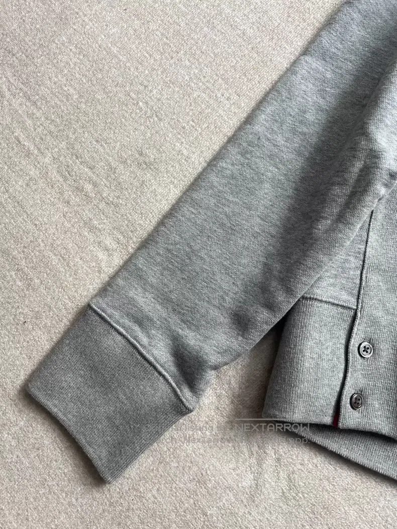 Thom Browne Thom Browne Gray four-striped sweater Size US L / EU 52-54 / 3 - 7 Thumbnail