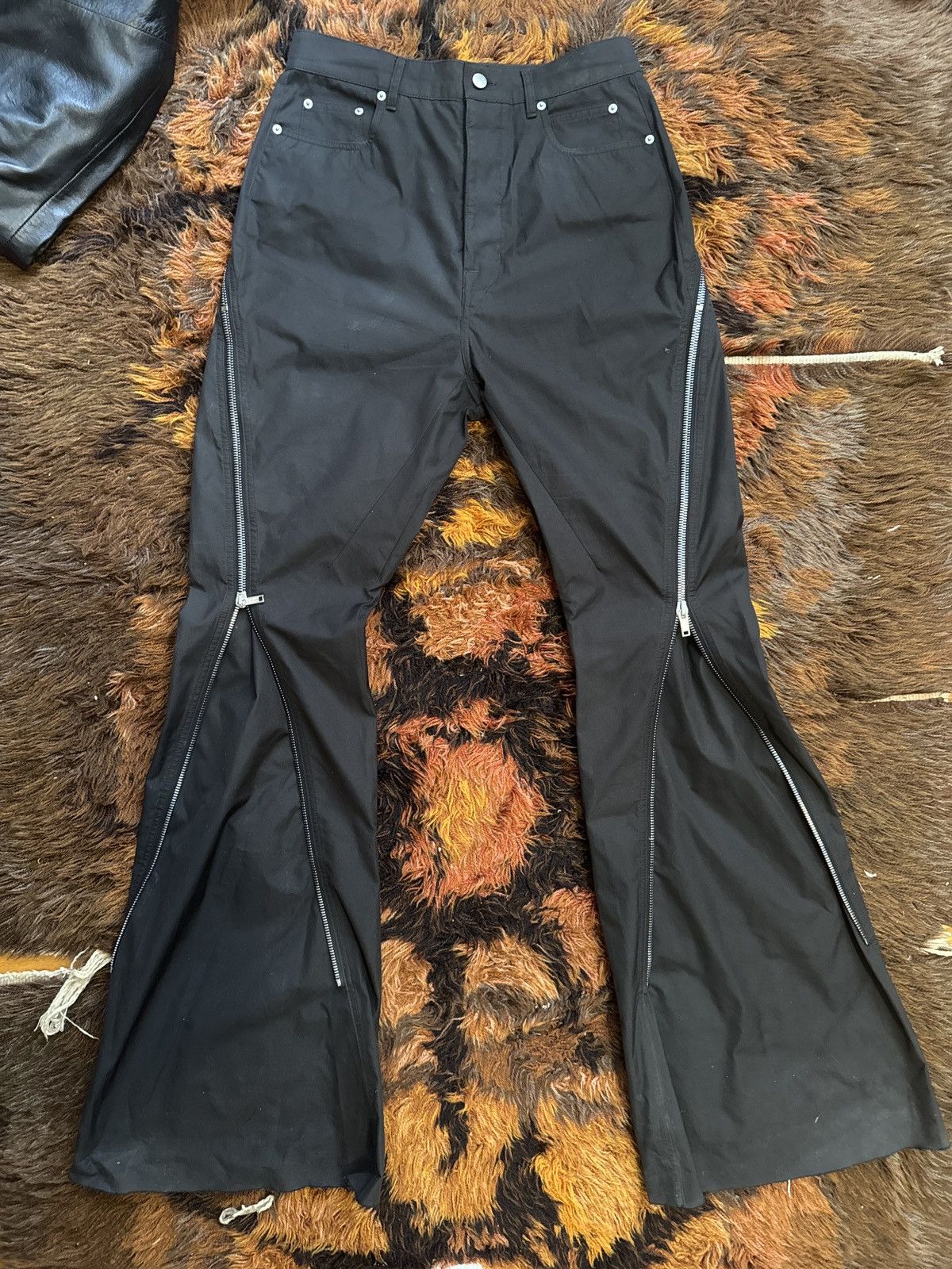 Rick Owens Rick Owens Bolan Zip Pants Size US 31 - 1 Thumbnail