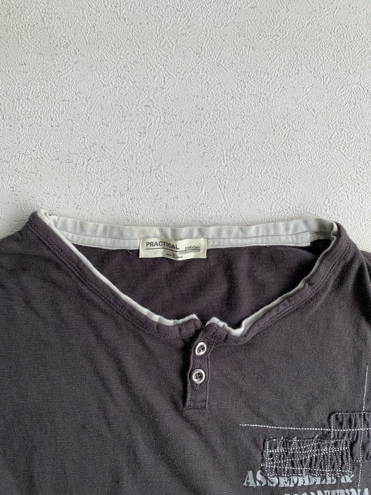 Kapital Sick Faded Practical Sasiko Patchwork Kapital Inspired Size US XXL / EU 58 / 5 - 14 Thumbnail