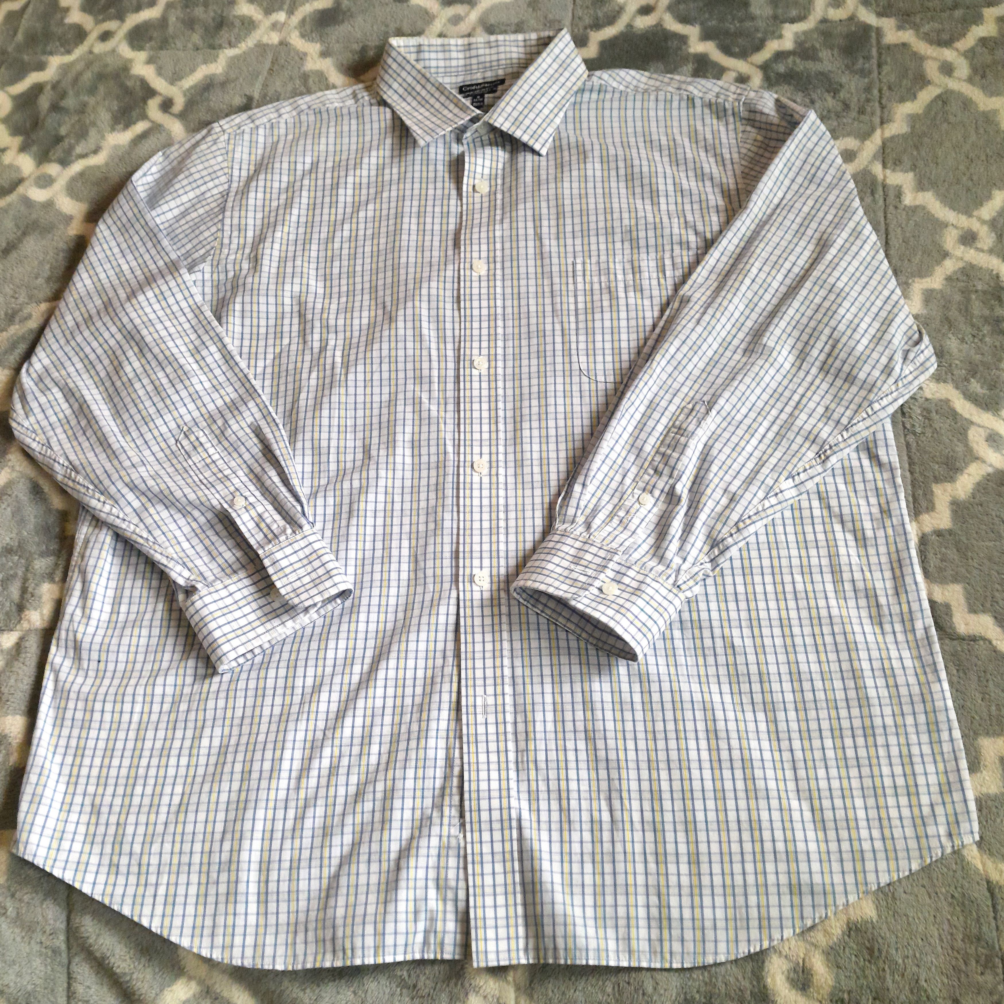 Croft & Barrow Croft & Barrow Men’s multicolor Plaid Long sleeve Shirt Size US XL / EU 56 / 4 - 1 Thumbnail
