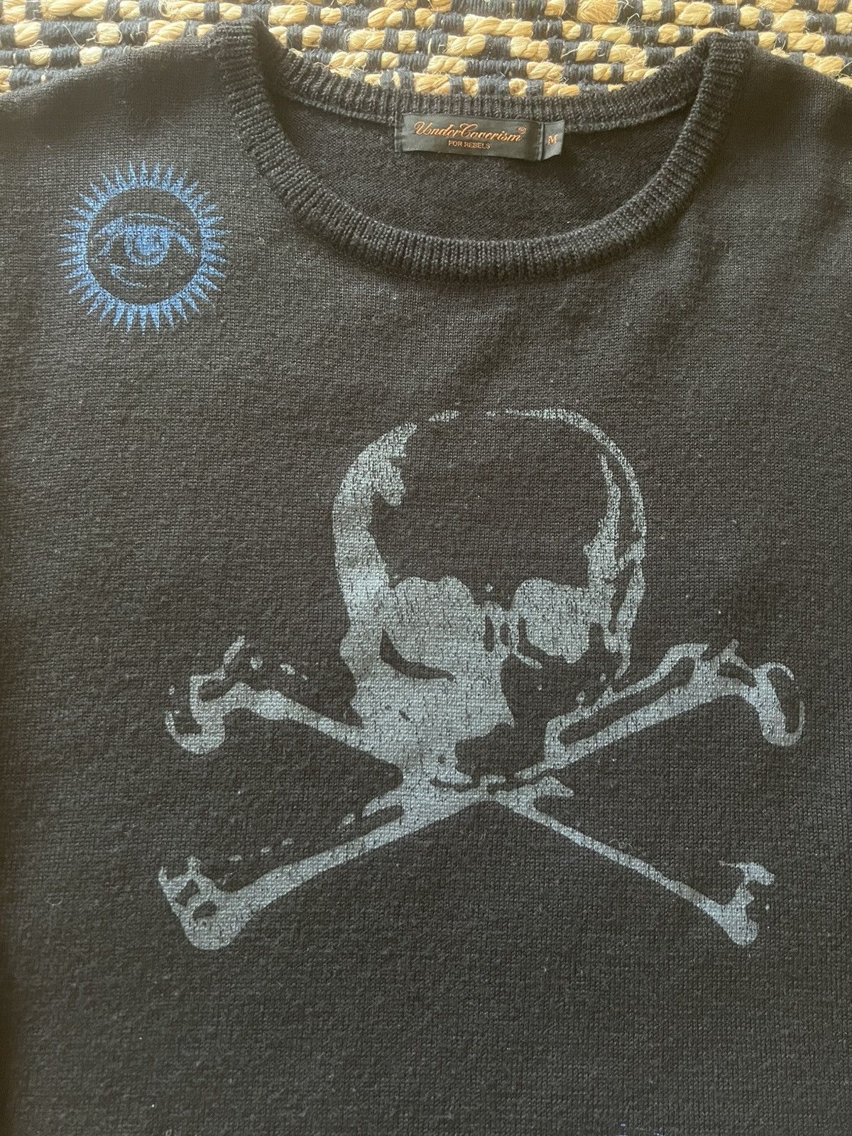 Undercover Undercover SS04 “Languid” Arabic Collage Printed Sweater Size US M / EU 48-50 / 2 - 3 Thumbnail
