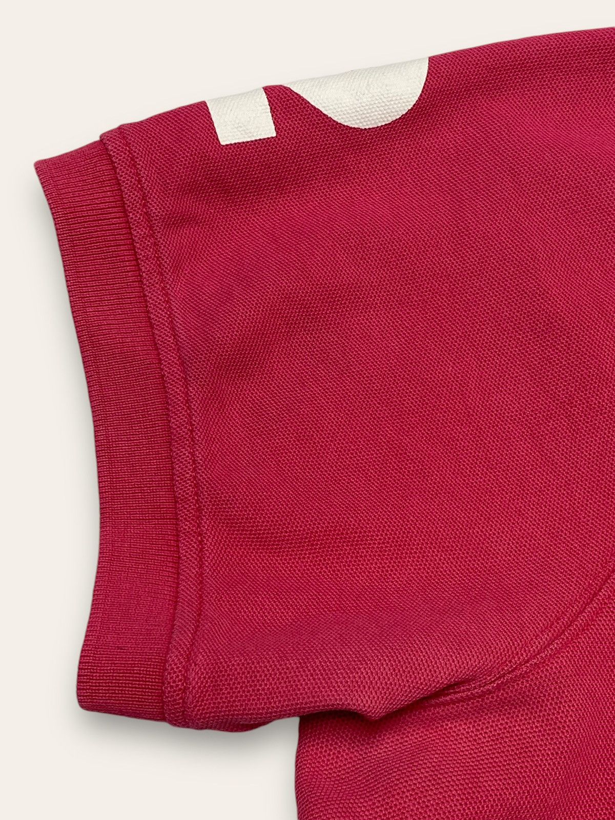 Hackett Vintage HACKETT Pink Crazy Many Logos Regatta Yacht Polo Y2K Size US XL / EU 56 / 4 - 8 Thumbnail