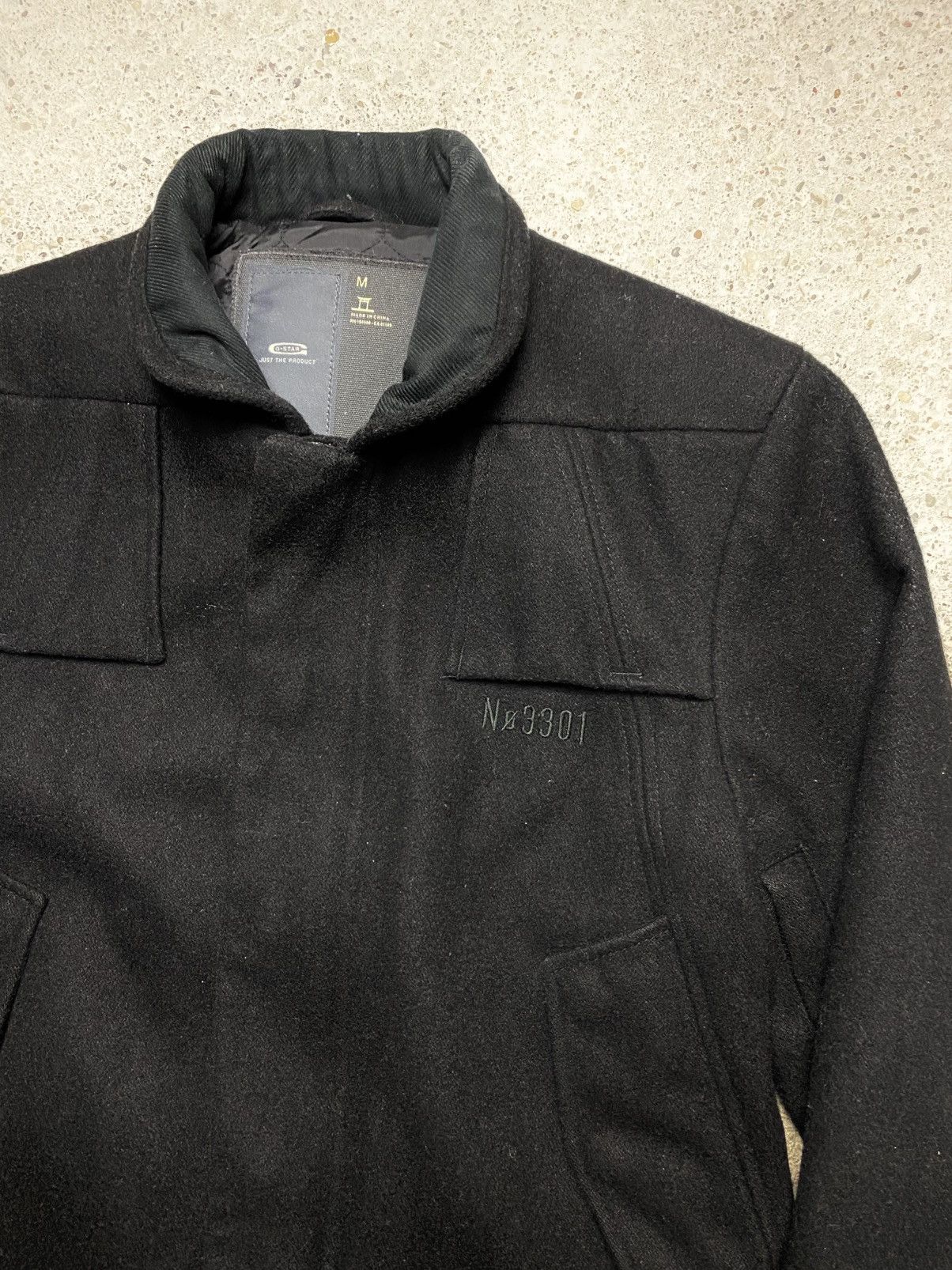 G-Star G star bomber wool jacket old money black Size US M / EU 48-50 / 2 - 6 Thumbnail