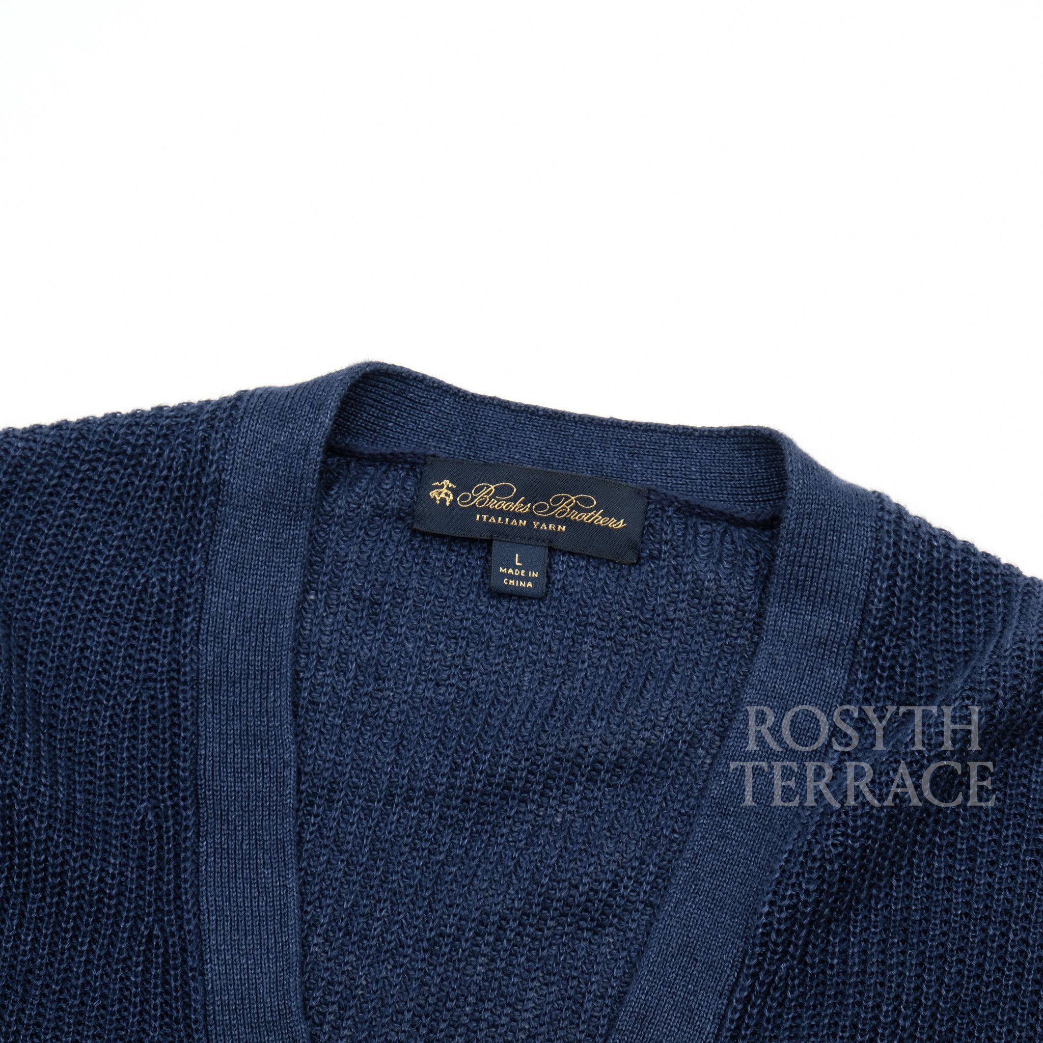 【Brooks Brothers / V-NECK KNIT CARDIGAN (ITALIAN YARN) / L】
