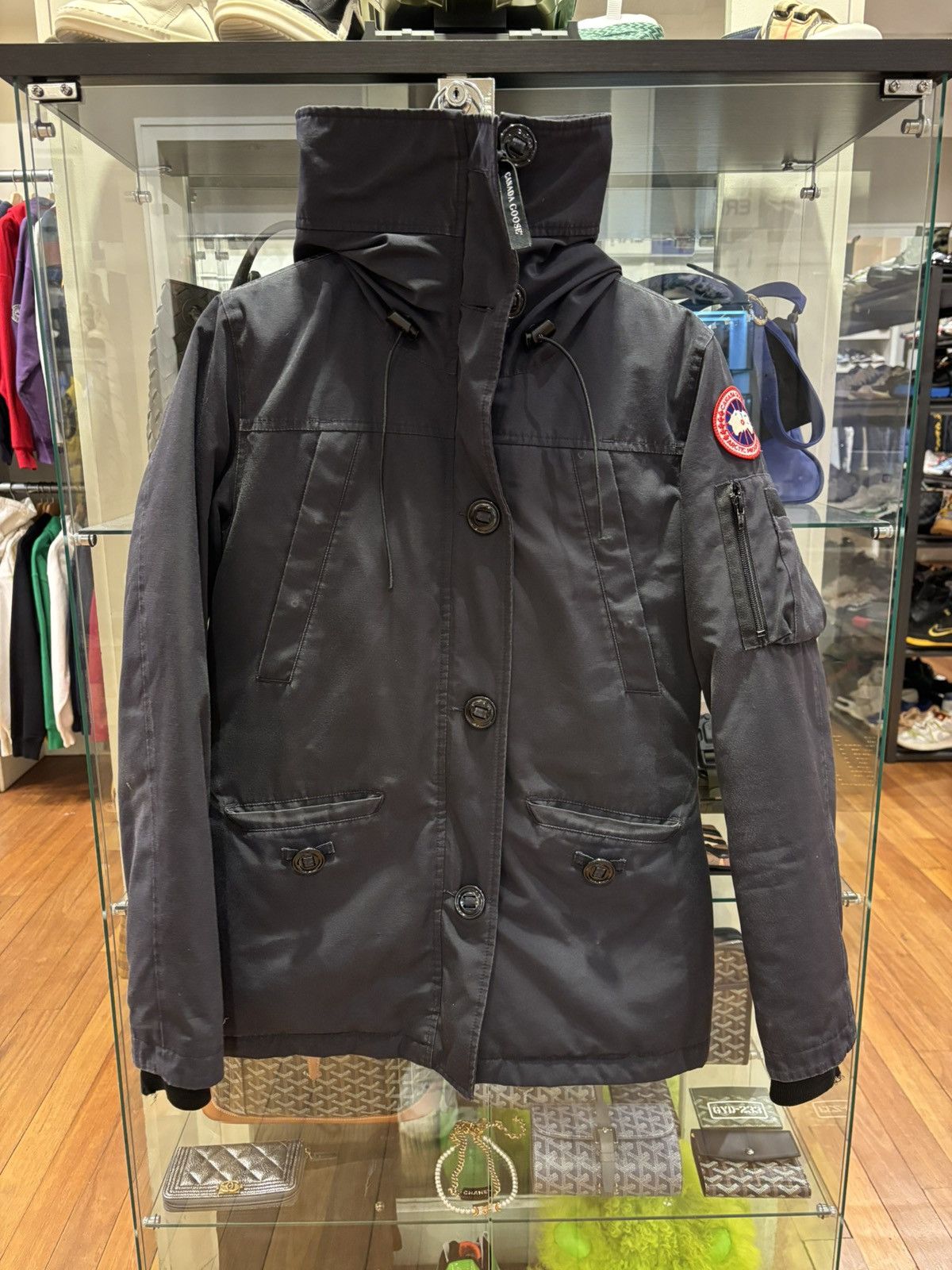 Canada Goose Canada Goose Rideau WMNS Parka - Navy Size M / US 6-8 / IT 42-44 - 3 Thumbnail