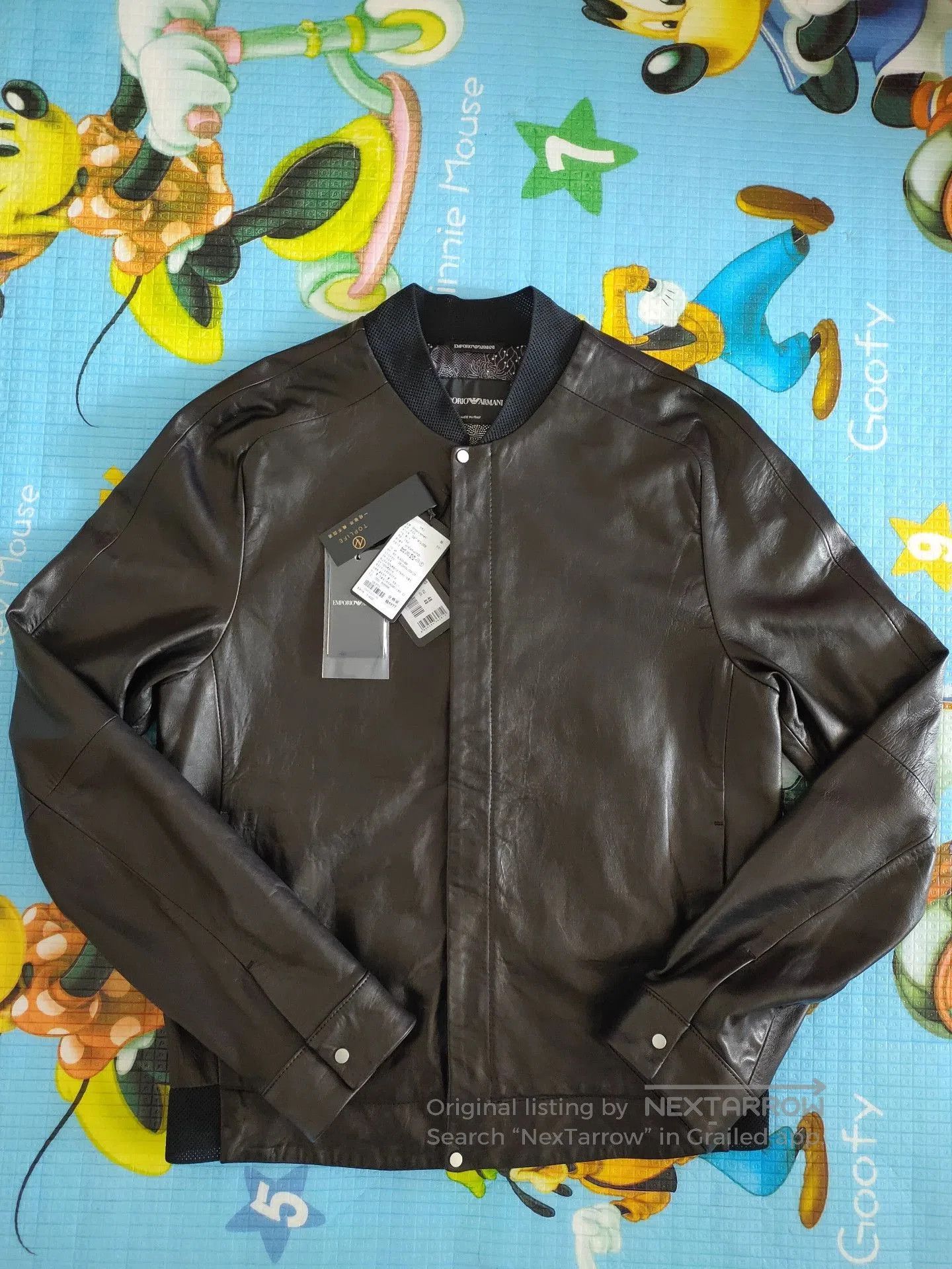 Emporio Armani Emporio Armani Men's Leather Jacket. Size US M / EU 48-50 / 2 - 5 Thumbnail