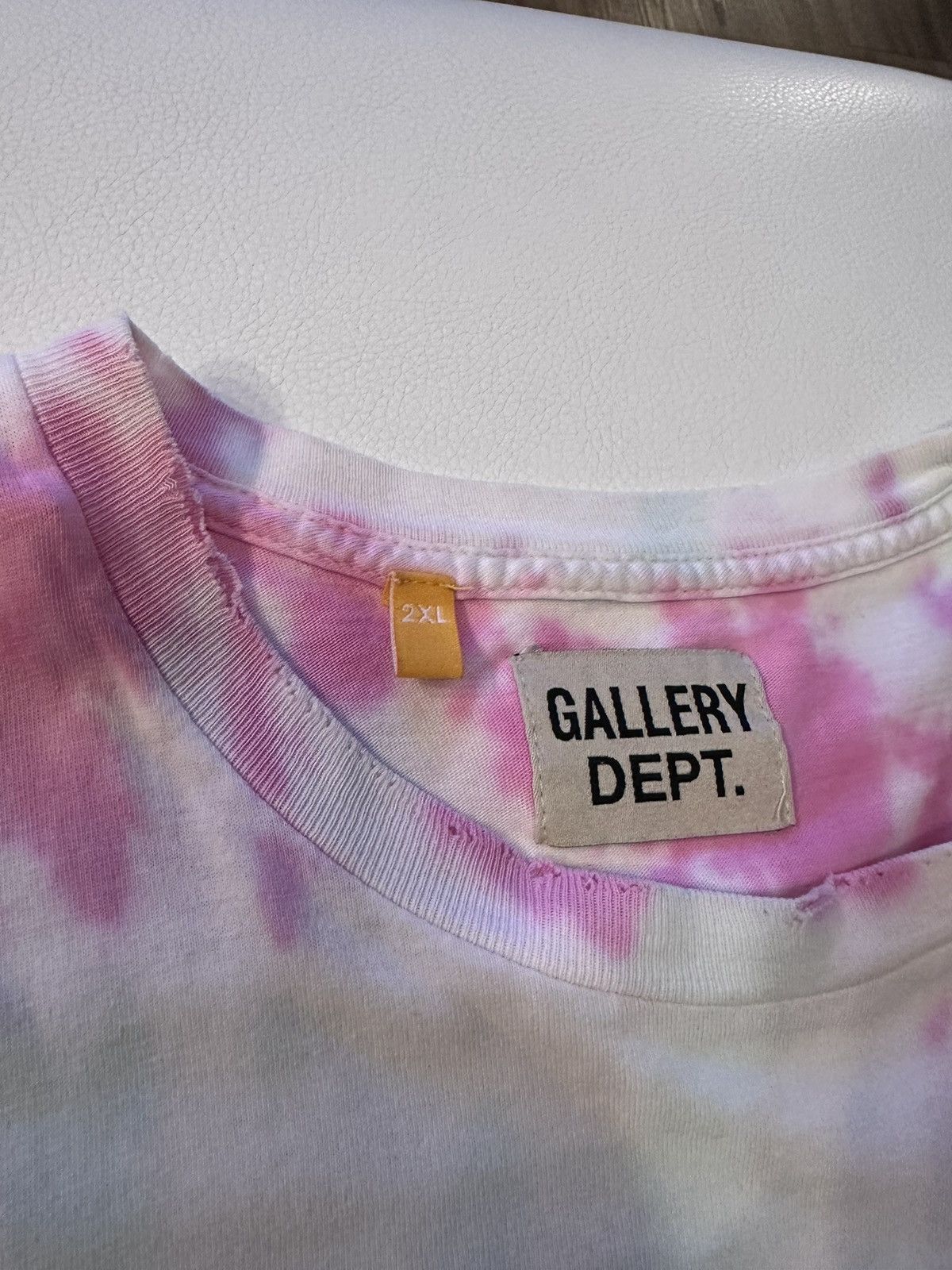 Gallery Dept. Gallery Dept Tie Die Tee Size US XXL / EU 58 / 5 - 6 Thumbnail