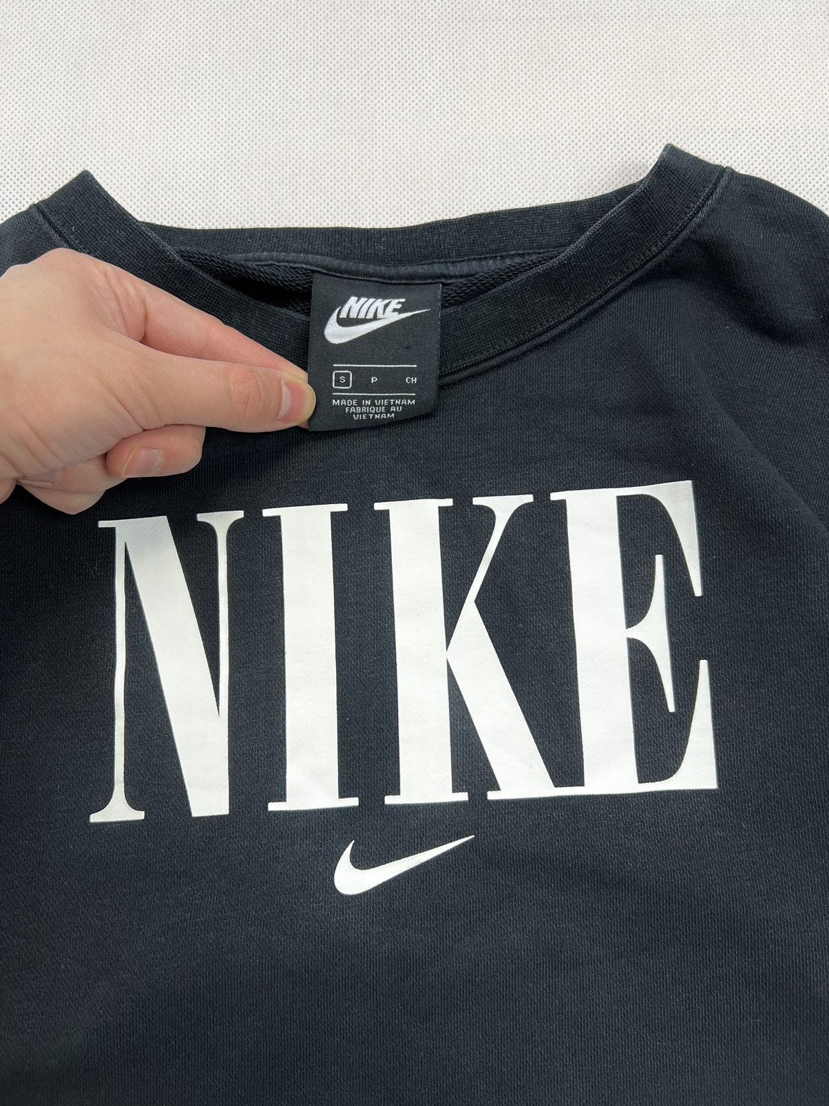 Nike Sweatshirt Nike spellout big logo unisex Size US S / EU 44-46 / 1 - 2 Thumbnail