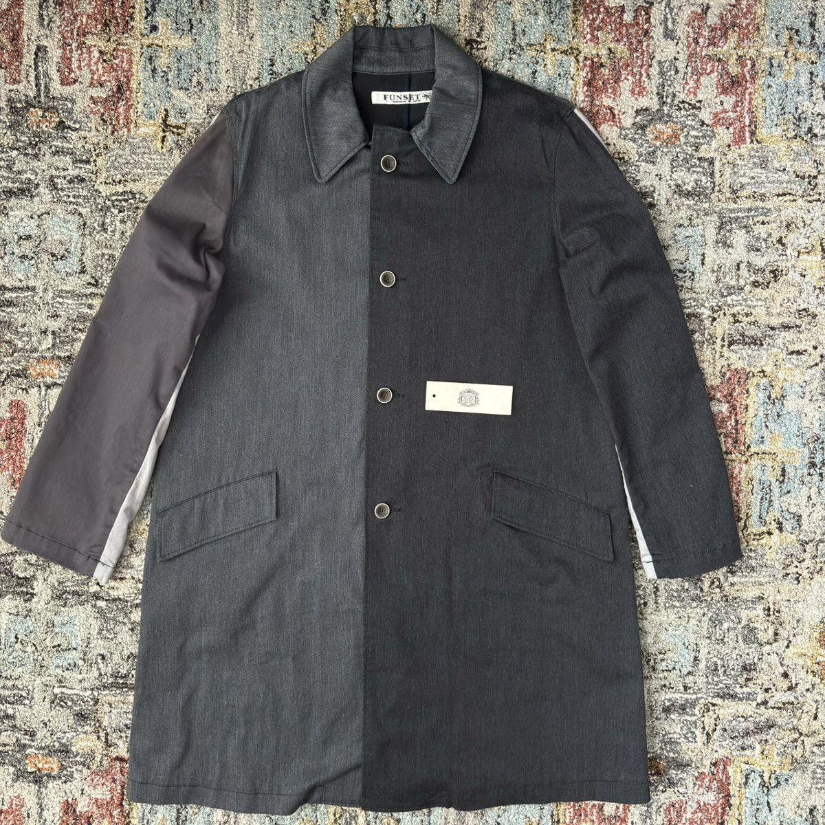 Kapital Funset of Art Reconstructed Patchwork Mac coat Kountry boro Size US M / EU 48-50 / 2 - 1 Thumbnail