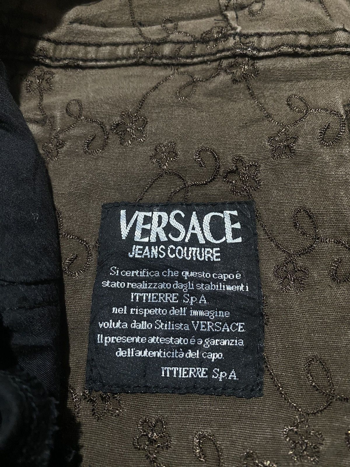 Versace 🔥Vintage Versace Jeans Couture🔥 Size 24" / US 00 / IT 34 - 3 Thumbnail
