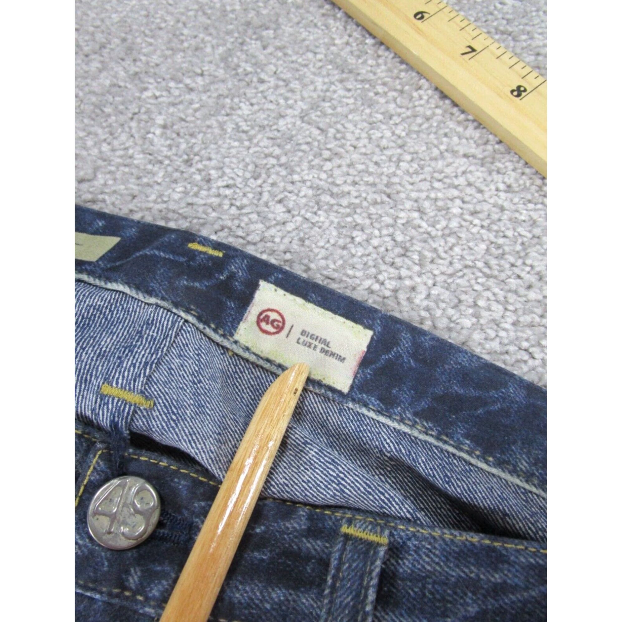 Denime AG Adriano Goldschmied Womens Dark Blue Low Rise Jegging Jeans Size 27 Size 27" / US 4 / IT 40 - 3 Thumbnail