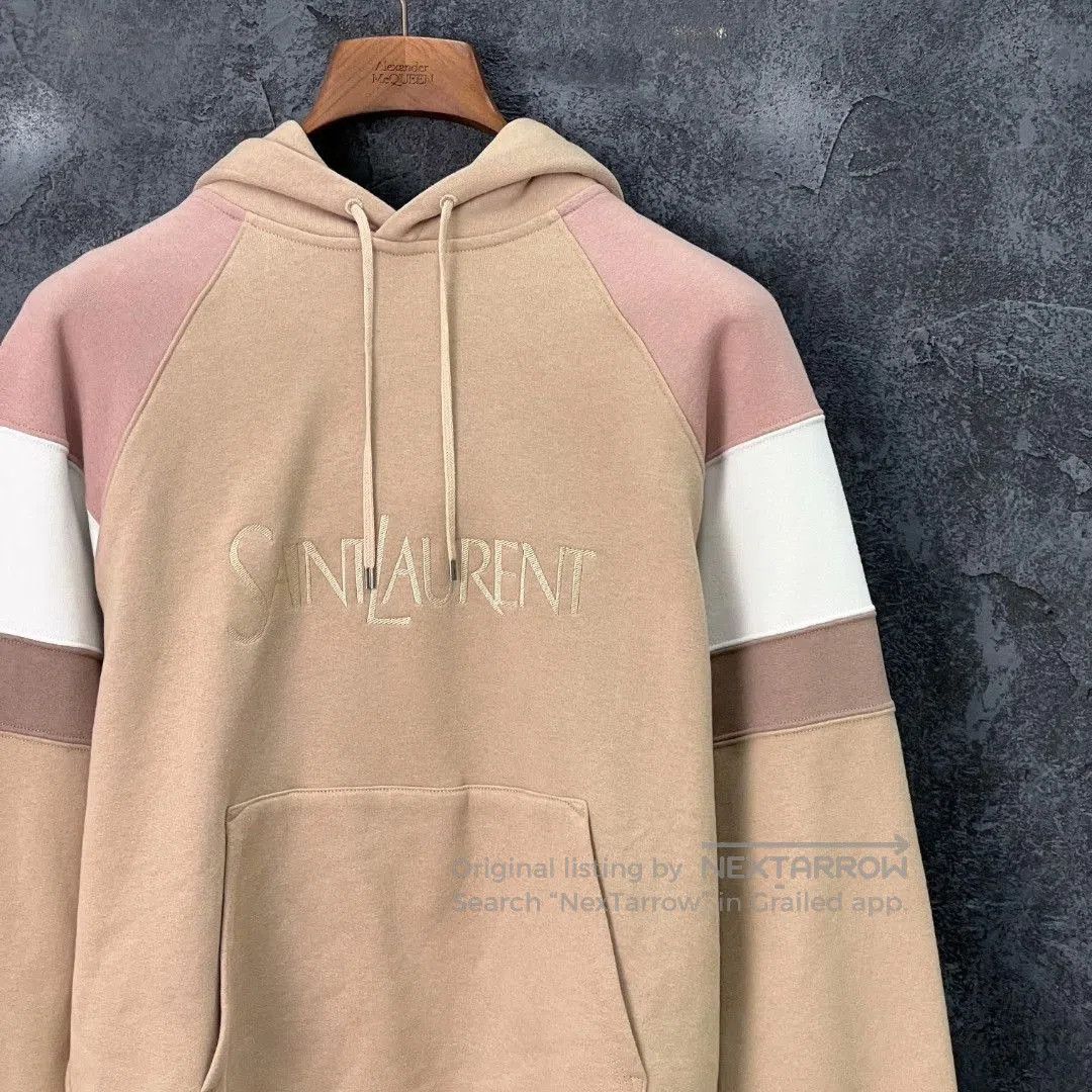 Saint Laurent Paris SAINT LAURENT Embroidered Cotton Hoodie. Size US M / EU 48-50 / 2 - 3 Thumbnail