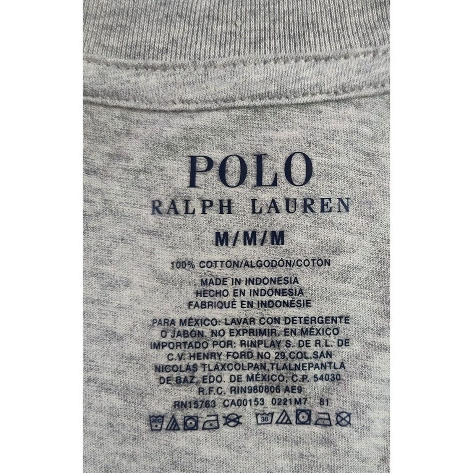 Polo Ralph Lauren Polo Ralph Lauren Grey Classic Fit T-Shirt Mens Medium Size US M / EU 48-50 / 2 - 8 Thumbnail