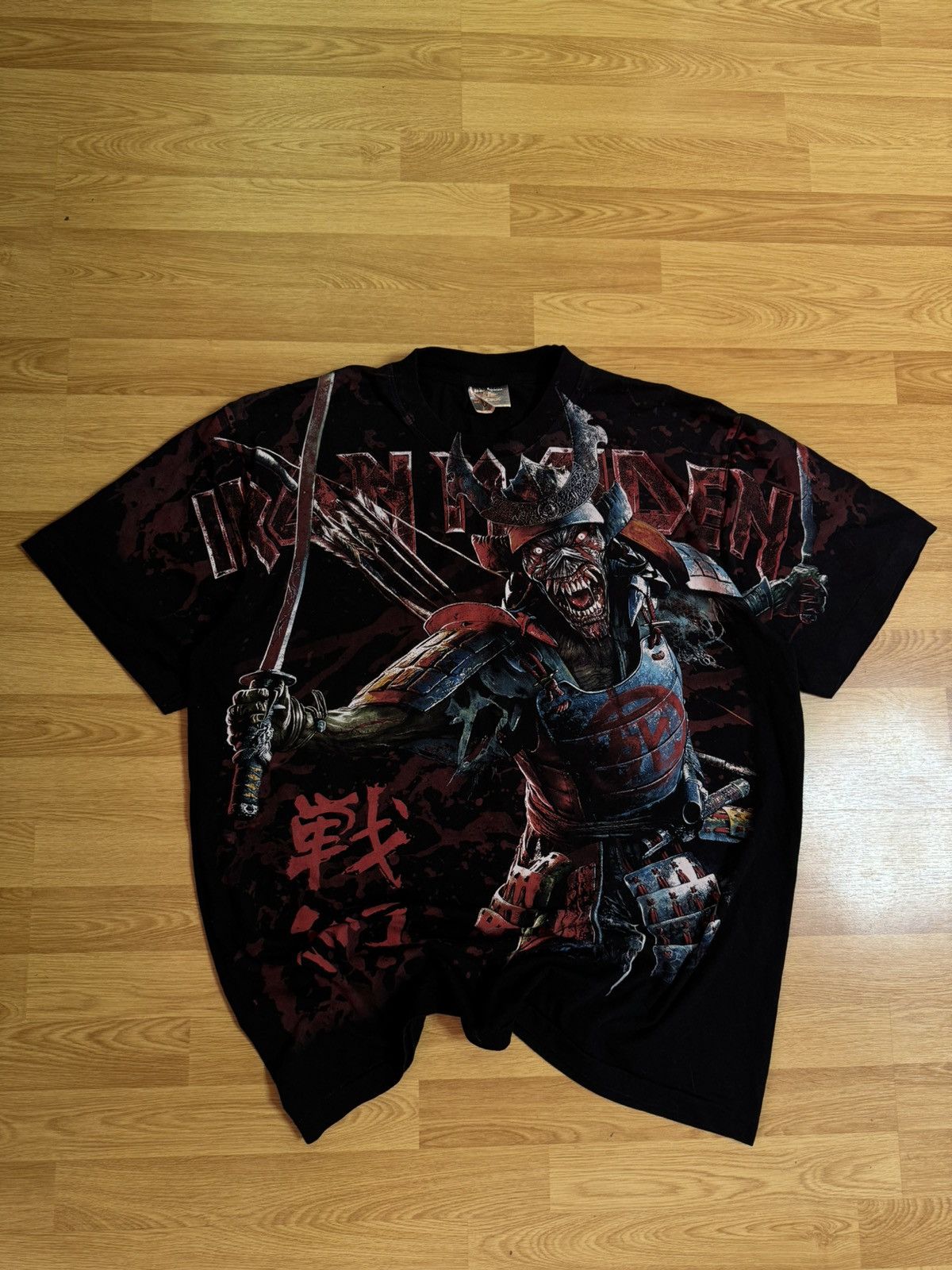 Iron Maiden vintage Tシャツ　Lサイズ Vintage Iron Maiden Don't Walk Eddie Motorcycle Graphic
