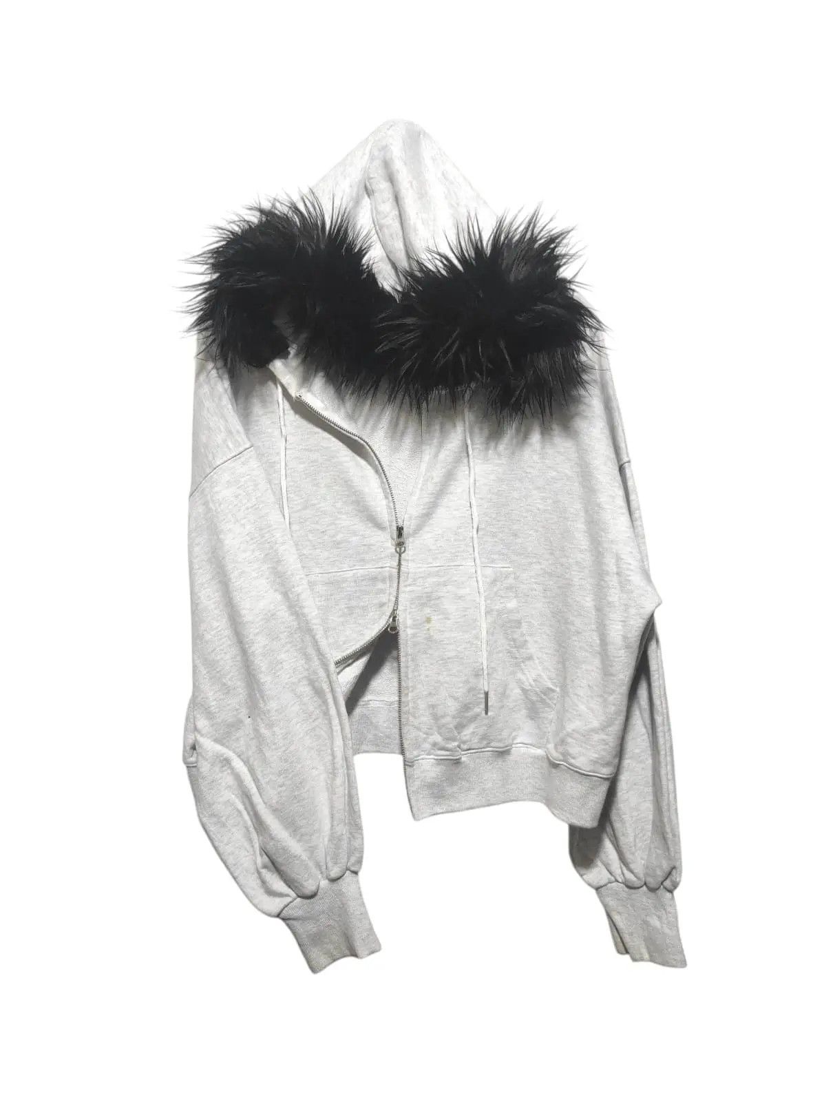 Japanese Brand Our Studio Crop Doble Zipper Fur Hoodie i6w9 lgb style Size US M / EU 48-50 / 2 - 1 Thumbnail