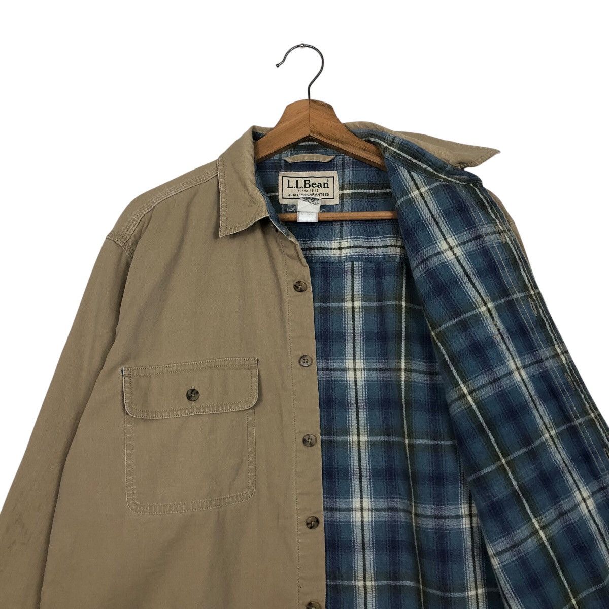 Japanese Brand 📌Vintage Chore Work Shirt Jacket L.L.Bean Blanket Tartan Size US M / EU 48-50 / 2 - 13 Thumbnail