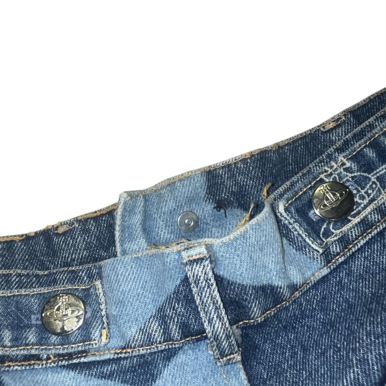 Vivienne Westwood Vintage 1986 S/S Mini-Crini Star Denim Miniskirt Size 26" / US 2 / IT 38 - 4 Thumbnail