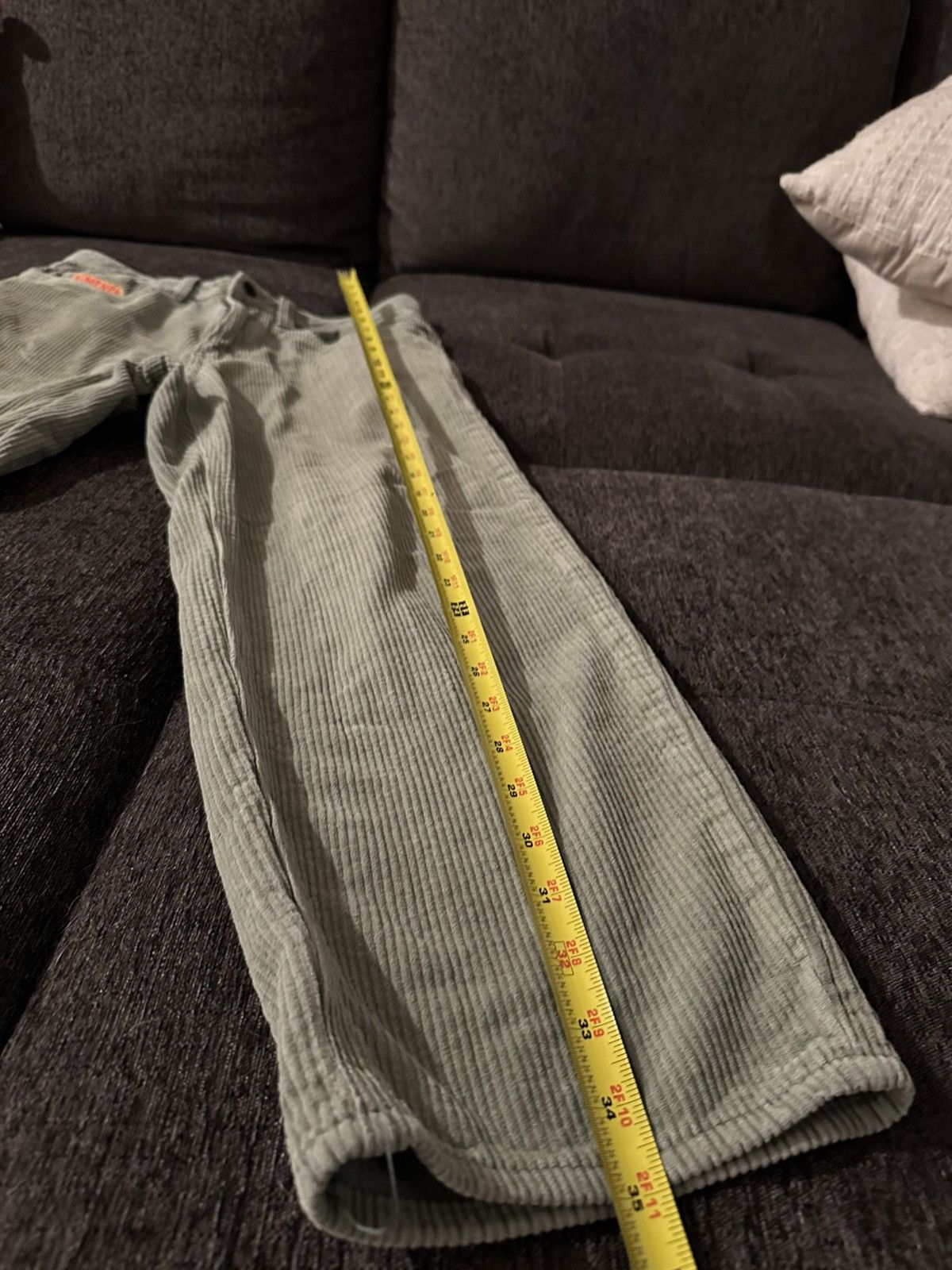 Empyre Vintage Empyre Corduroy Relax Baggy Pants Skate Green Size US 28 / EU 44 - 5 Thumbnail