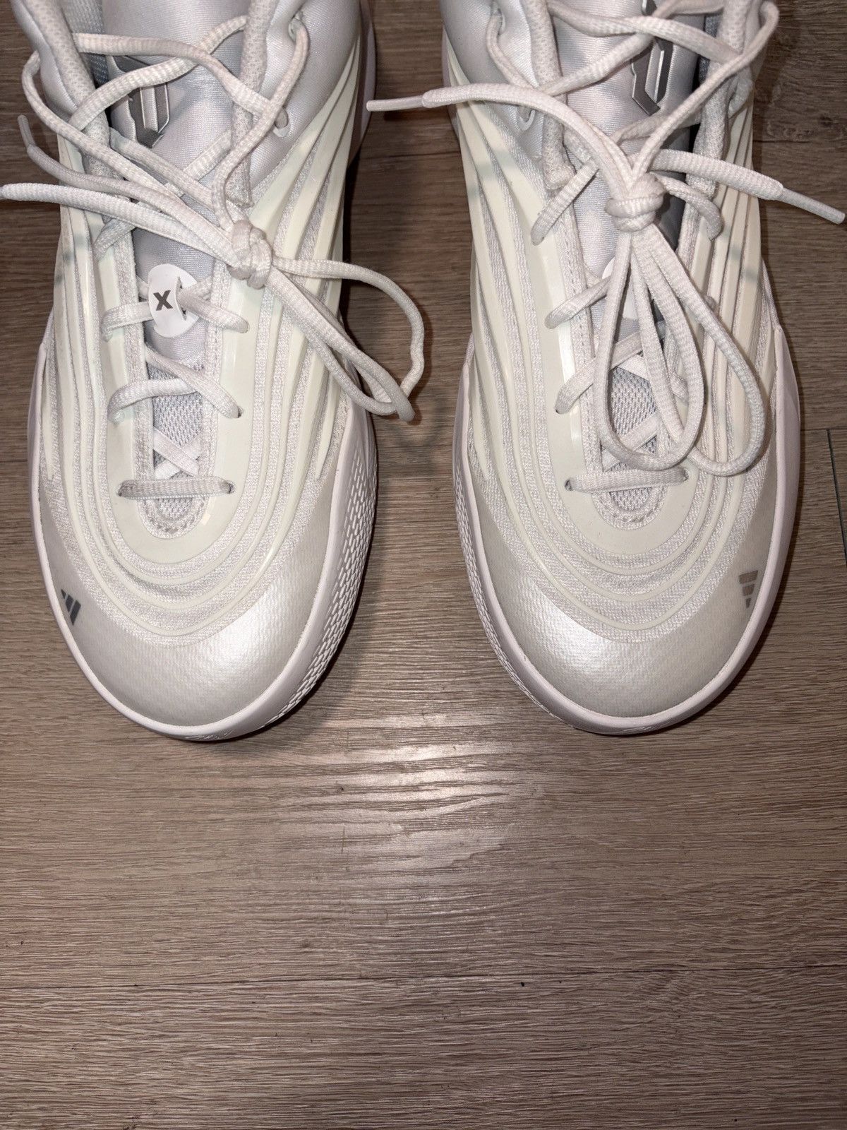 Adidas Dame X triple white size 10 Size US 10 / EU 43 - 3 Thumbnail
